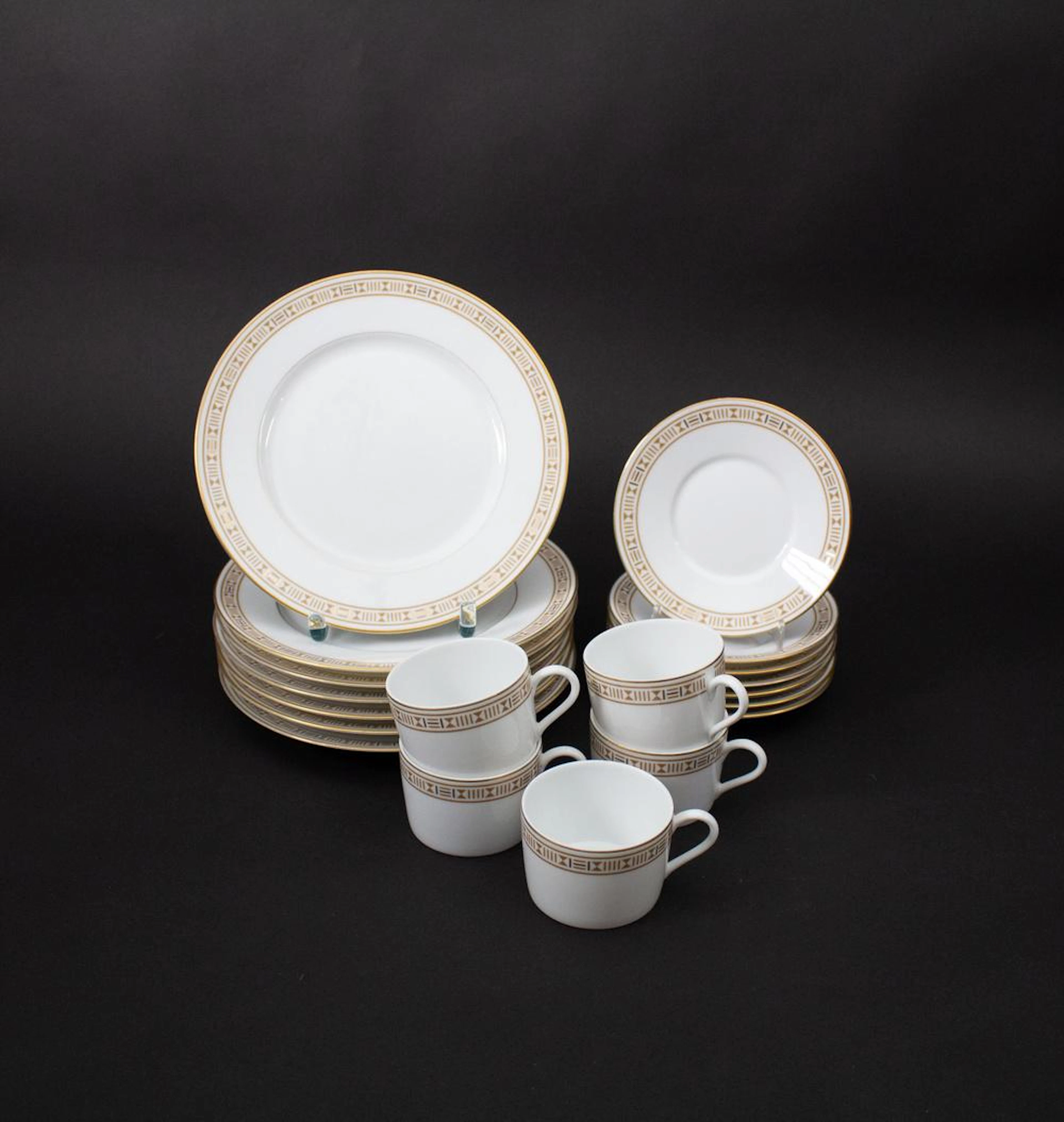 5-teiliges Service / A 5-piece service, 'Egée Soleil', Hermès, Paris, 20. Jh.