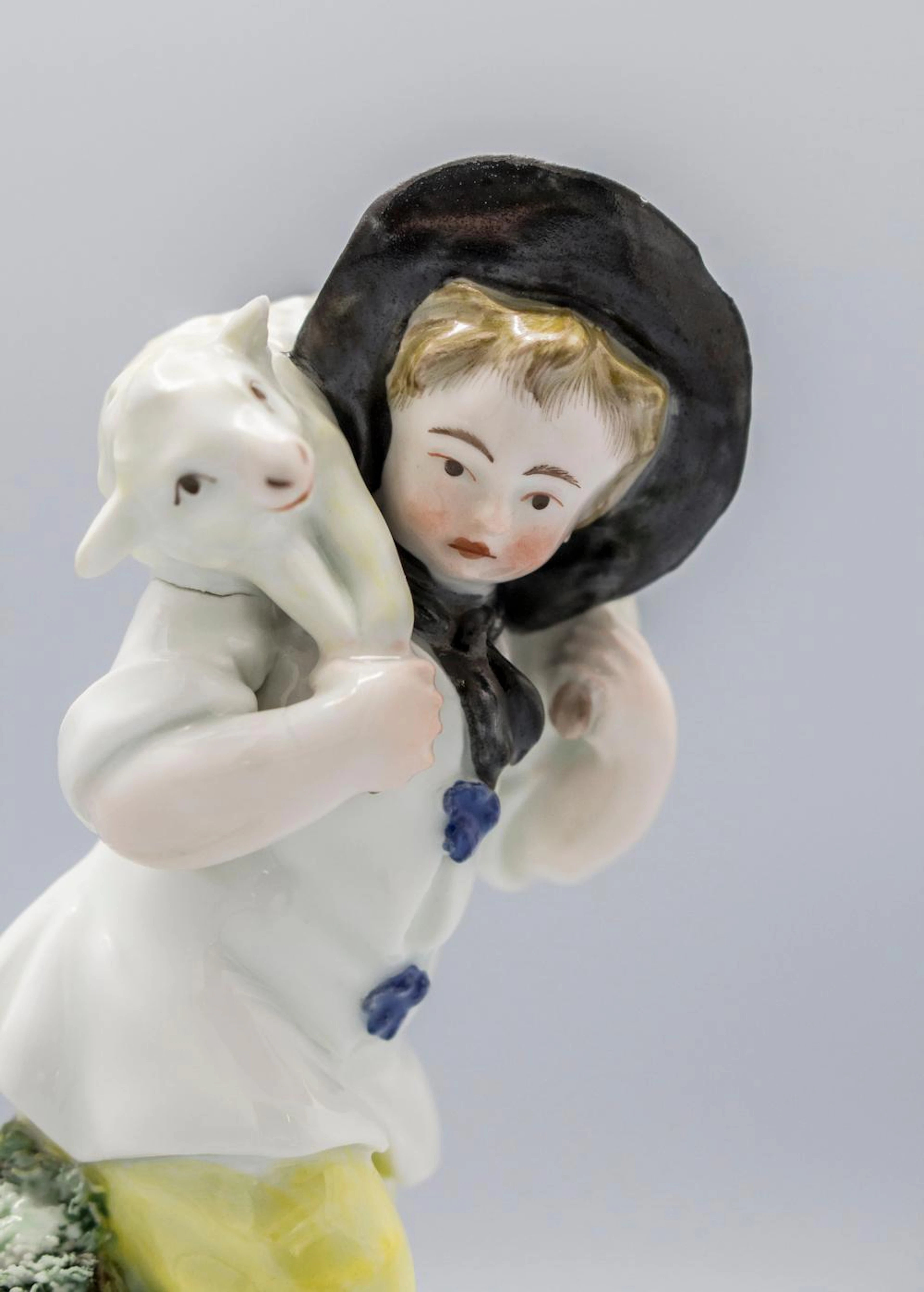 Knabe mit Lamm / A boy with a lamb, Adam Bauer, Frankenthal, 1777