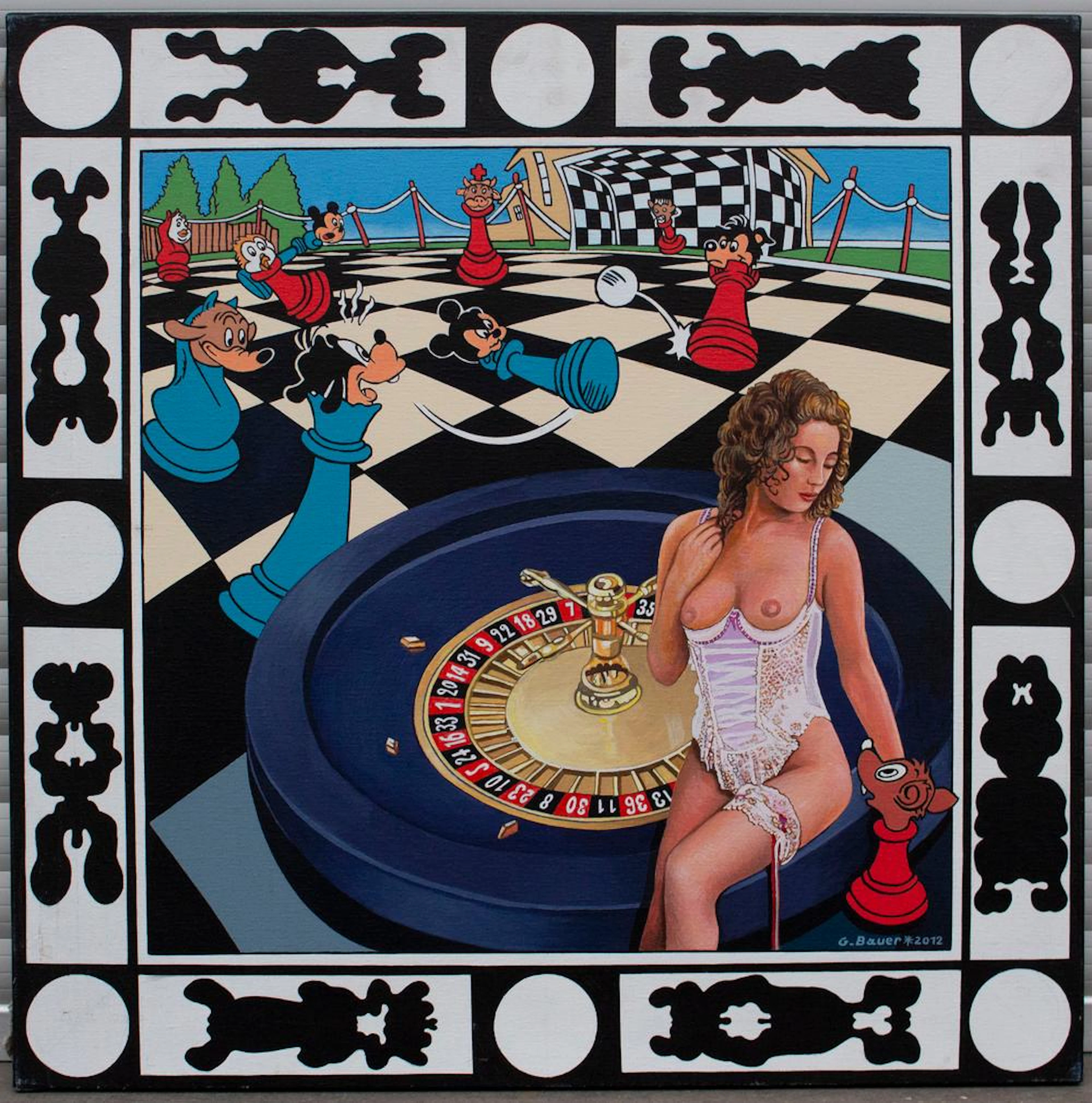 Gérard BAUER (*1947), 'Spielerfreuden' / 'The pleasures of a gambler', 2012