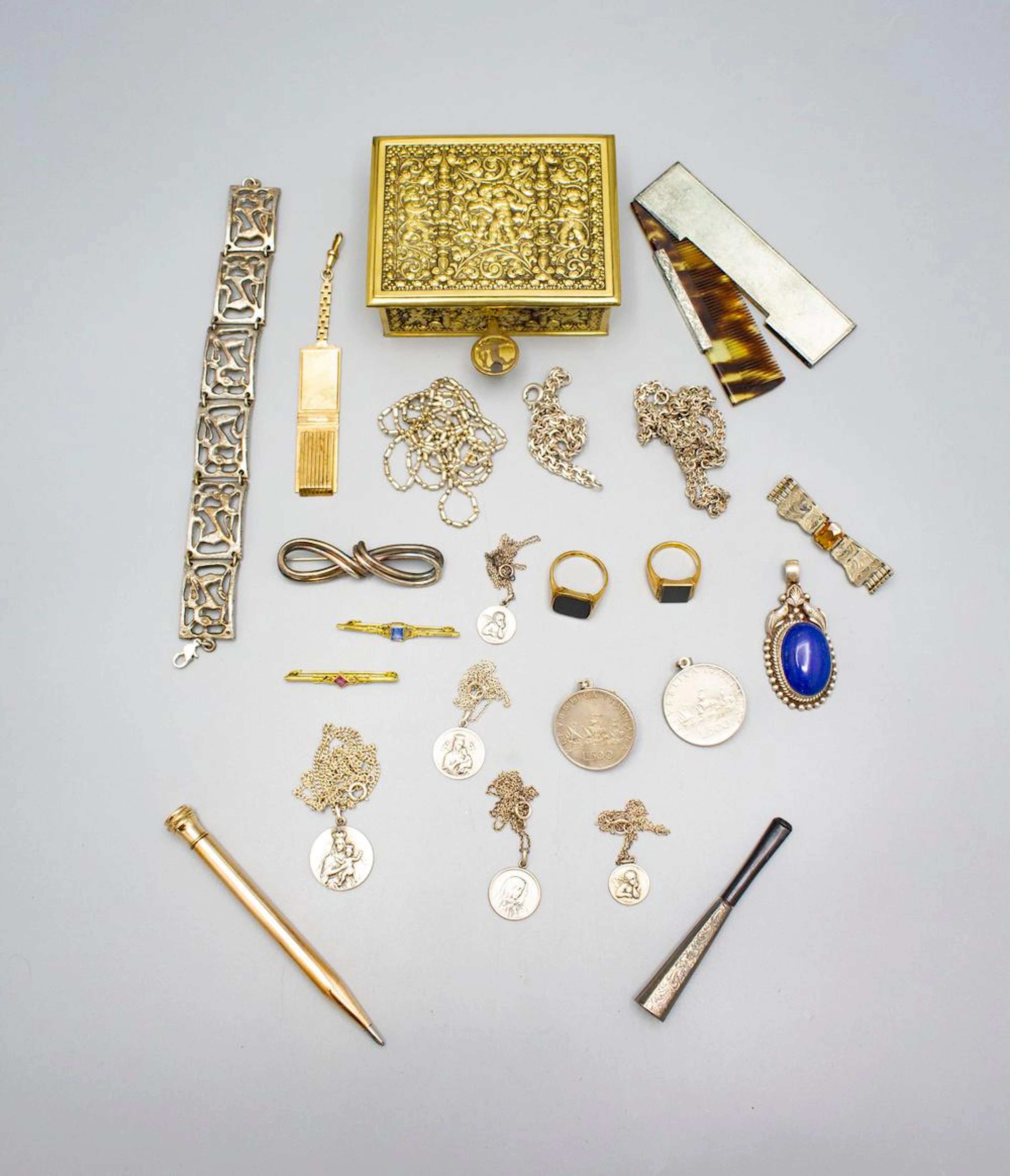 Konvolut Silberschmuck / A collection of silver jewellery