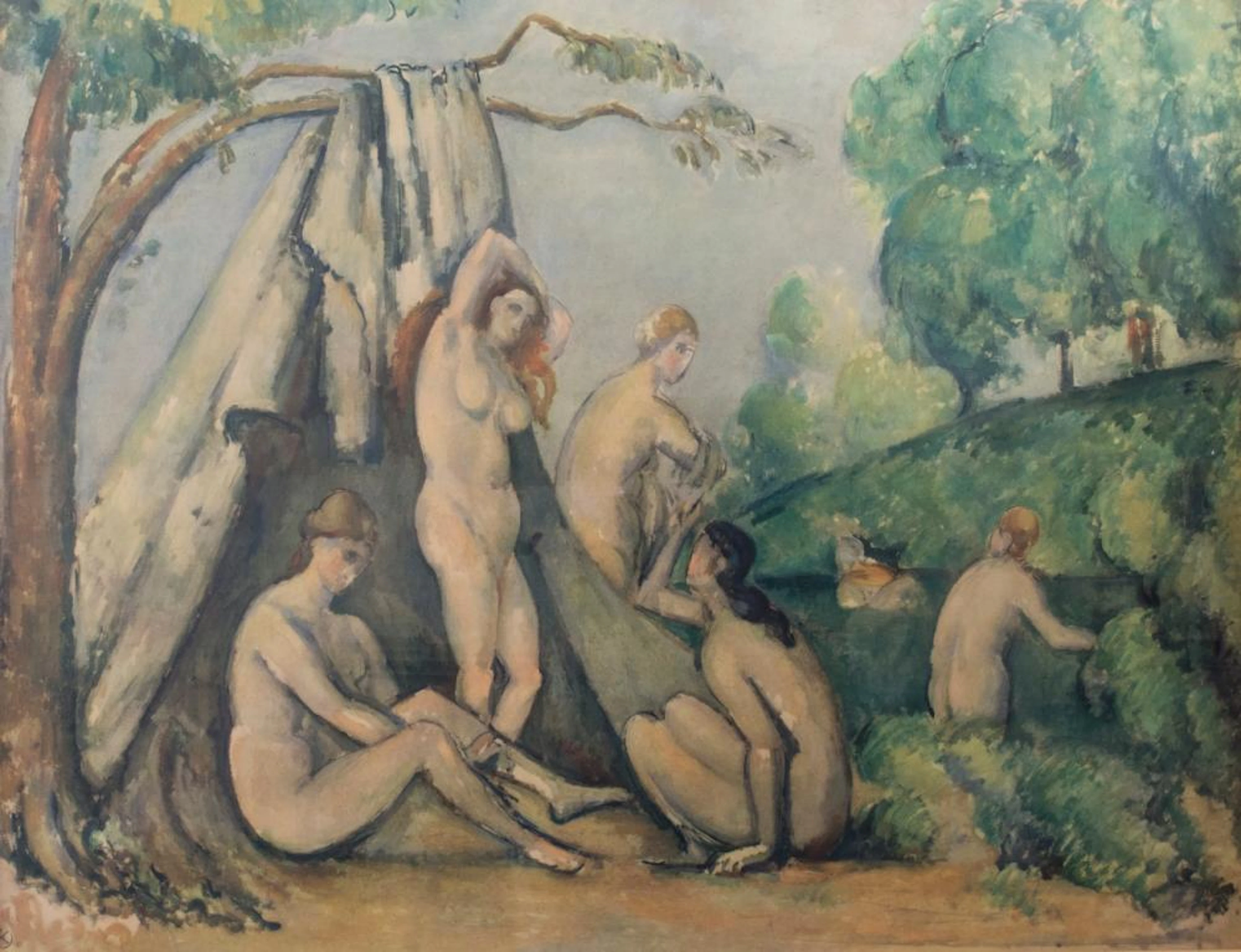 Paul Cèzanne, 'Die Badenden' / 'The bathers', 20. Jh.