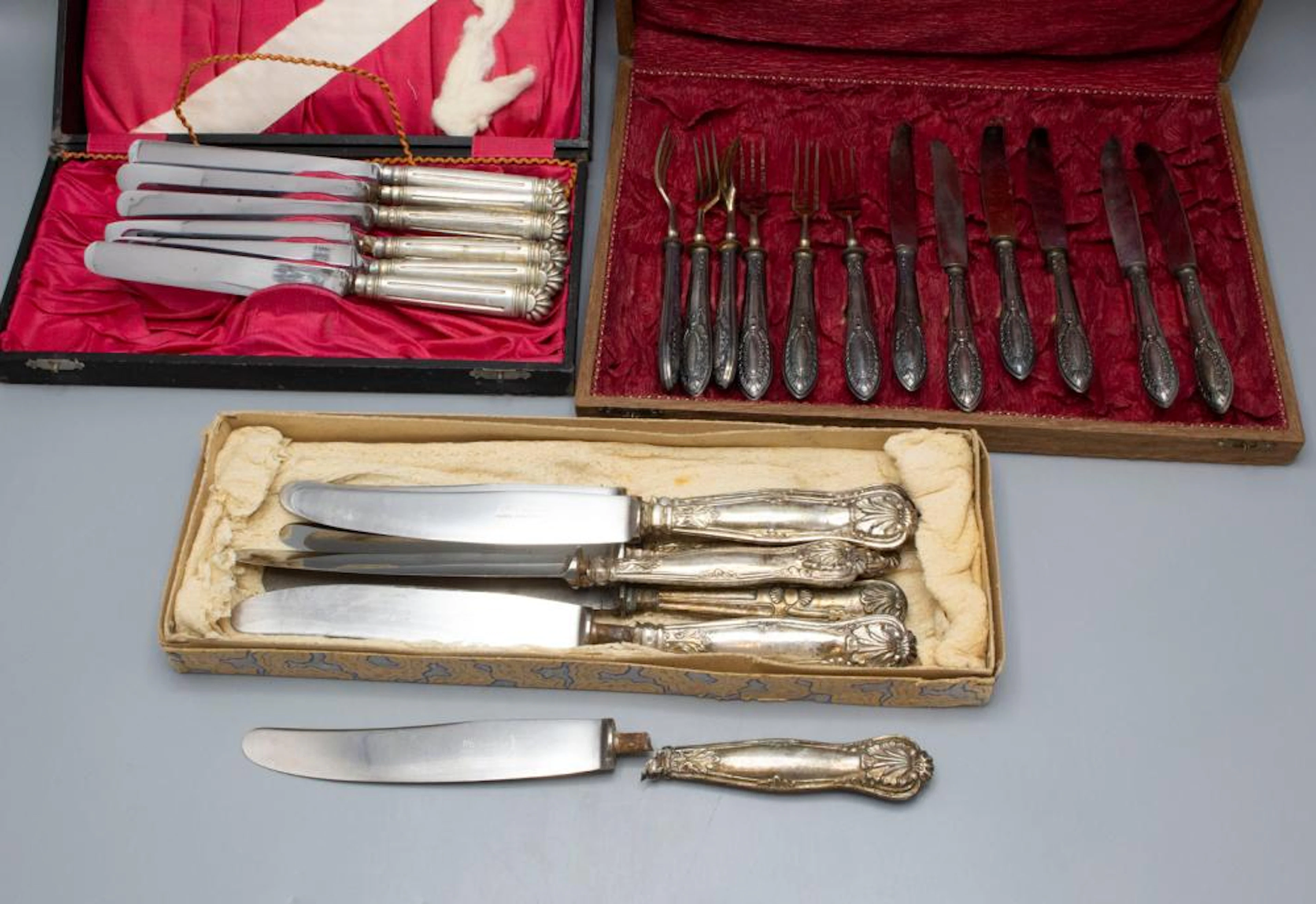 Konvolut Silberbesteck / A set of silver cutlery, deutsch