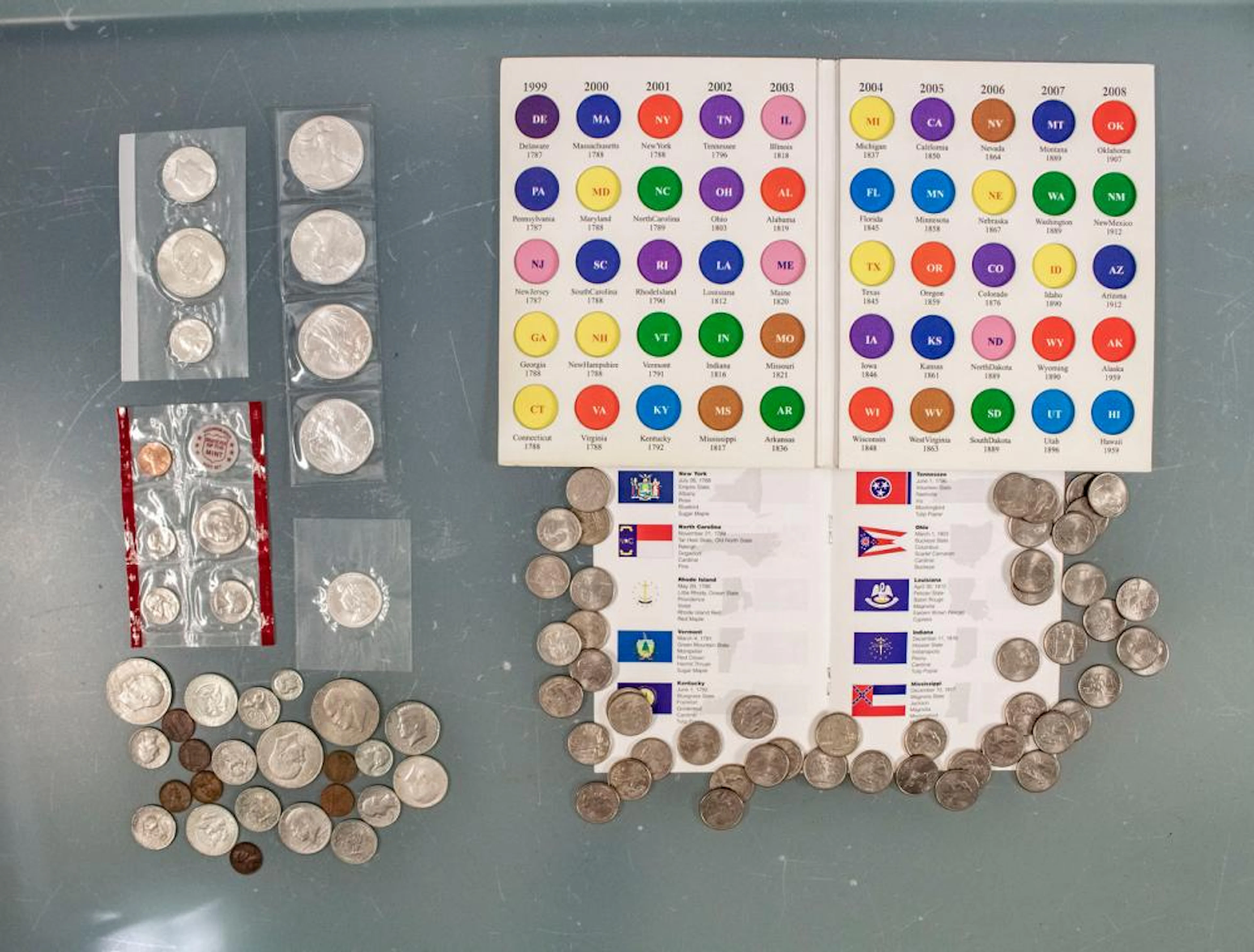 USA Sammlung Münzen / A coll3ection of US coins