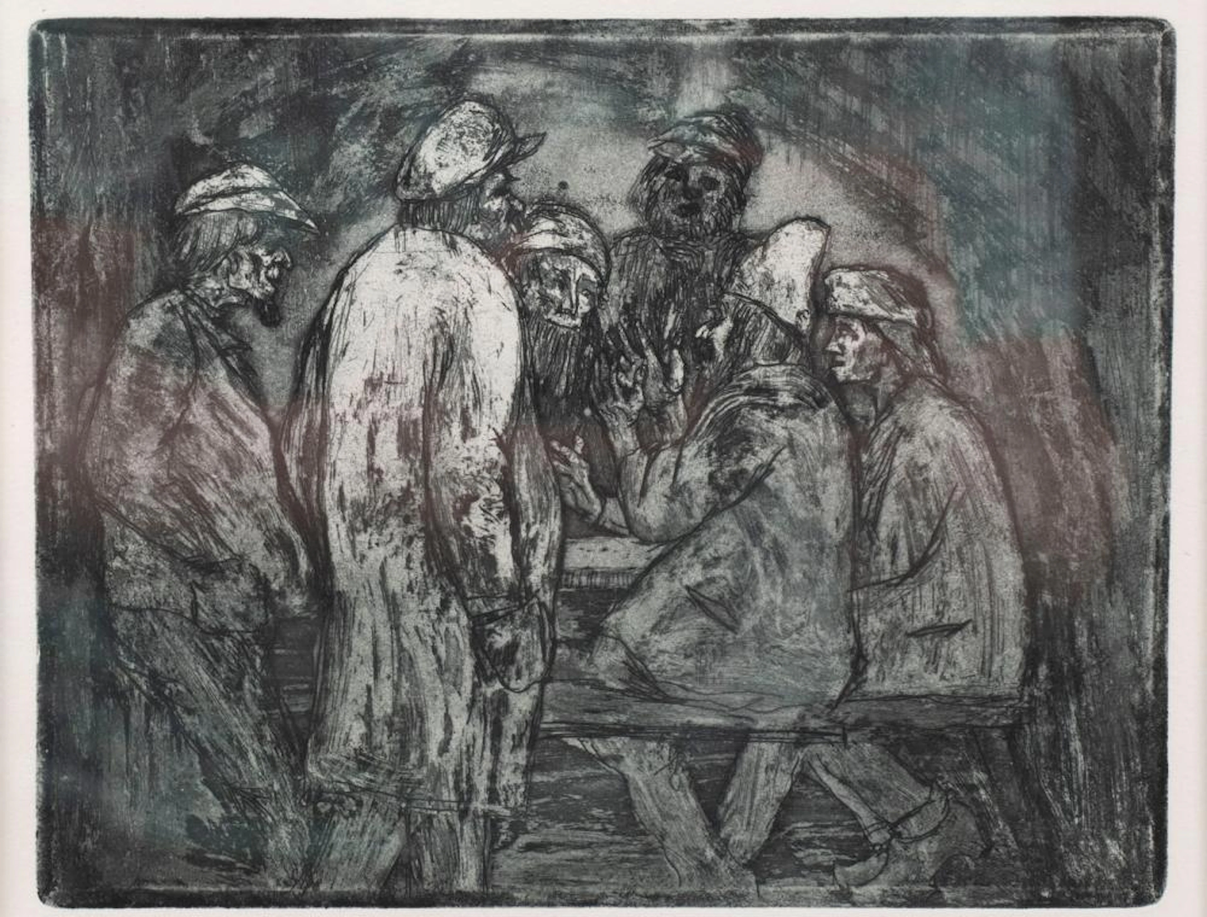 Emil NOLDE (1867-1956), 'Tischgesellschaft' / 'Table company', 1906