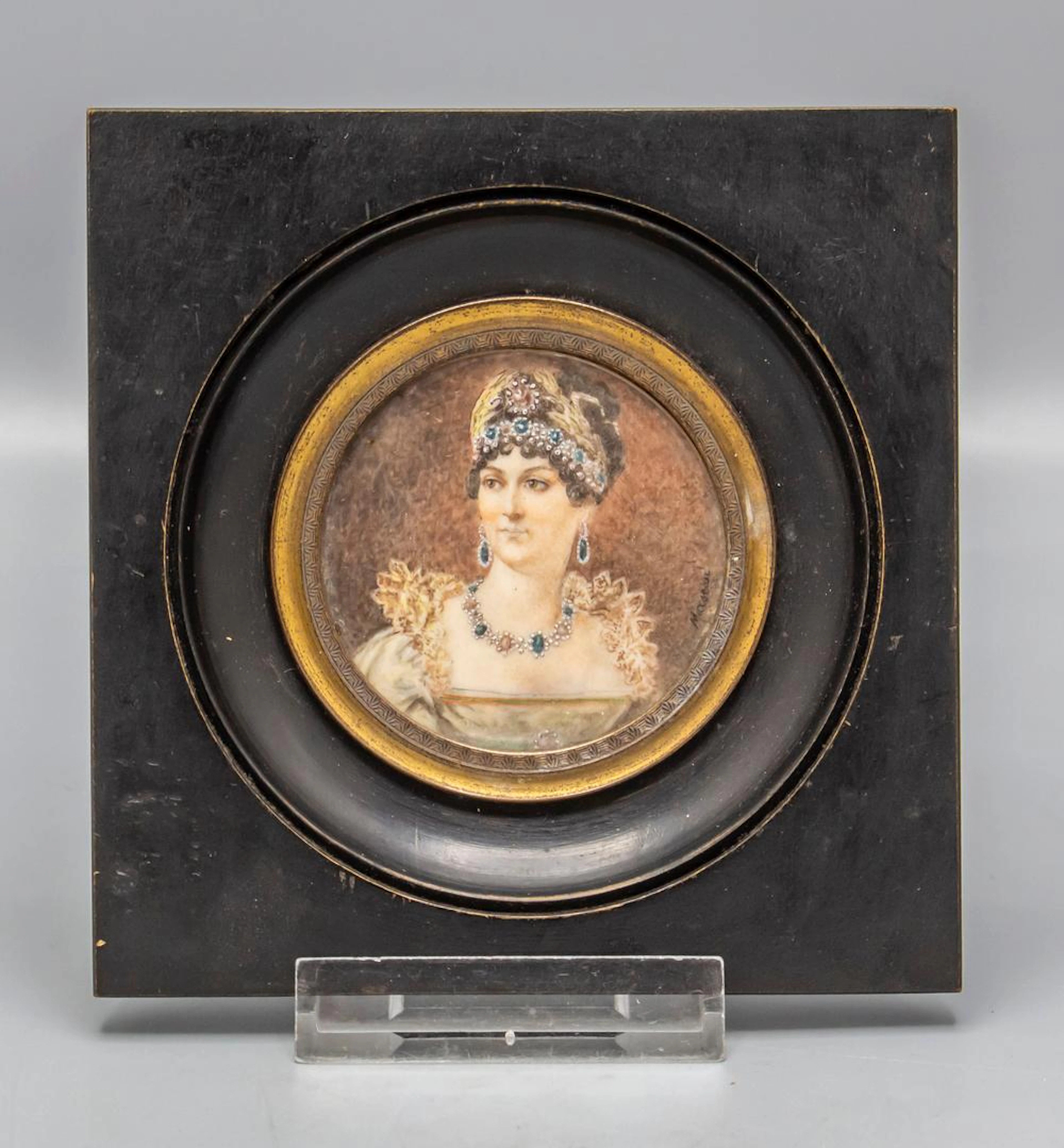 Miniatur Porträt der Joséphine de Beauharnais / A...