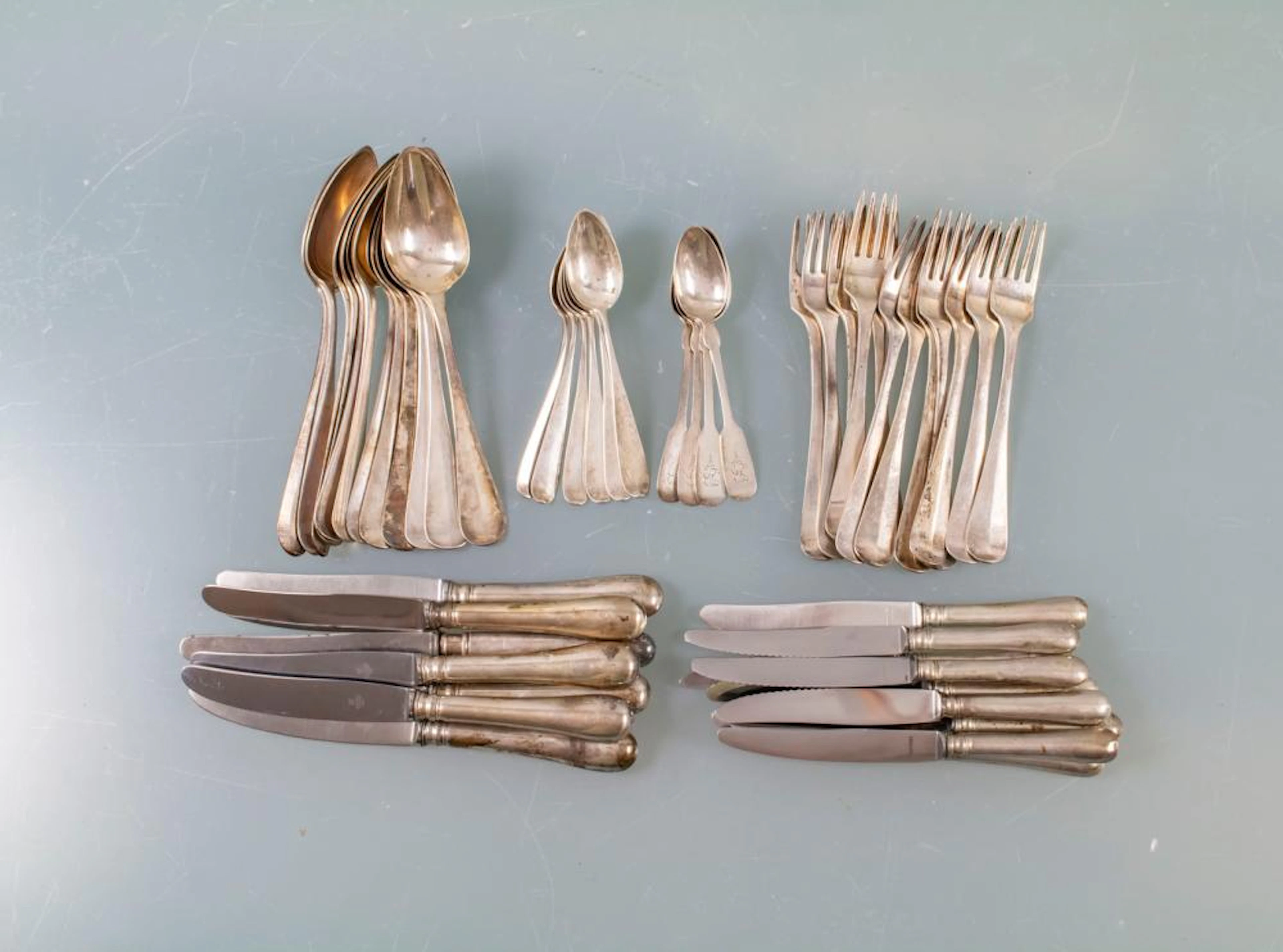 Konvolut Silberbesteck / A set of silver cutlery