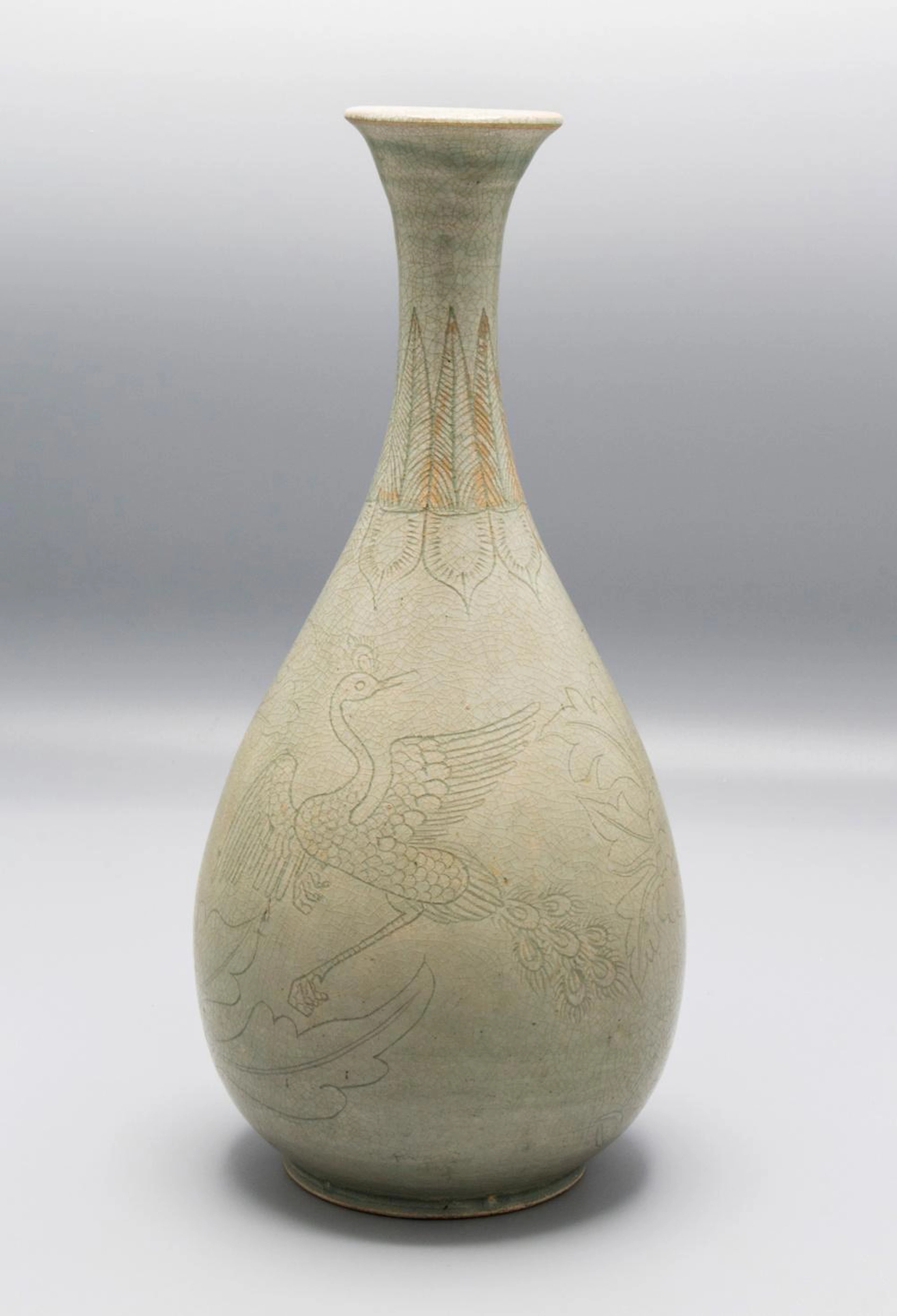 Seladon-Vase / A celadon vase, China, Yuan / Ming-Dynastie (1279-1644)