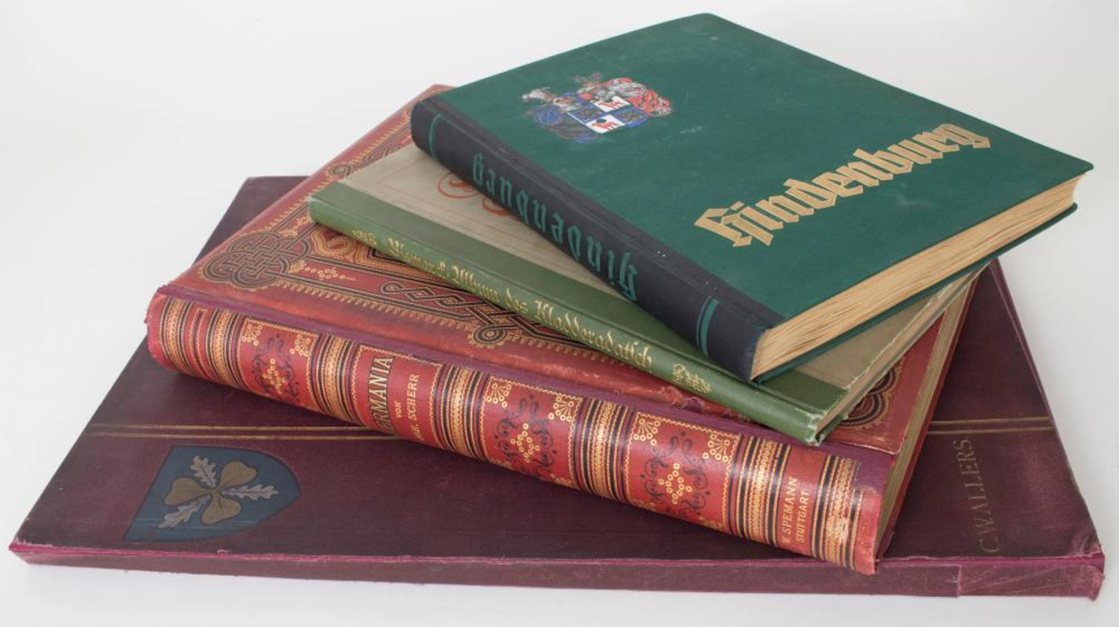 4 antiquarische Bücher / A set of 4 antiquarian books