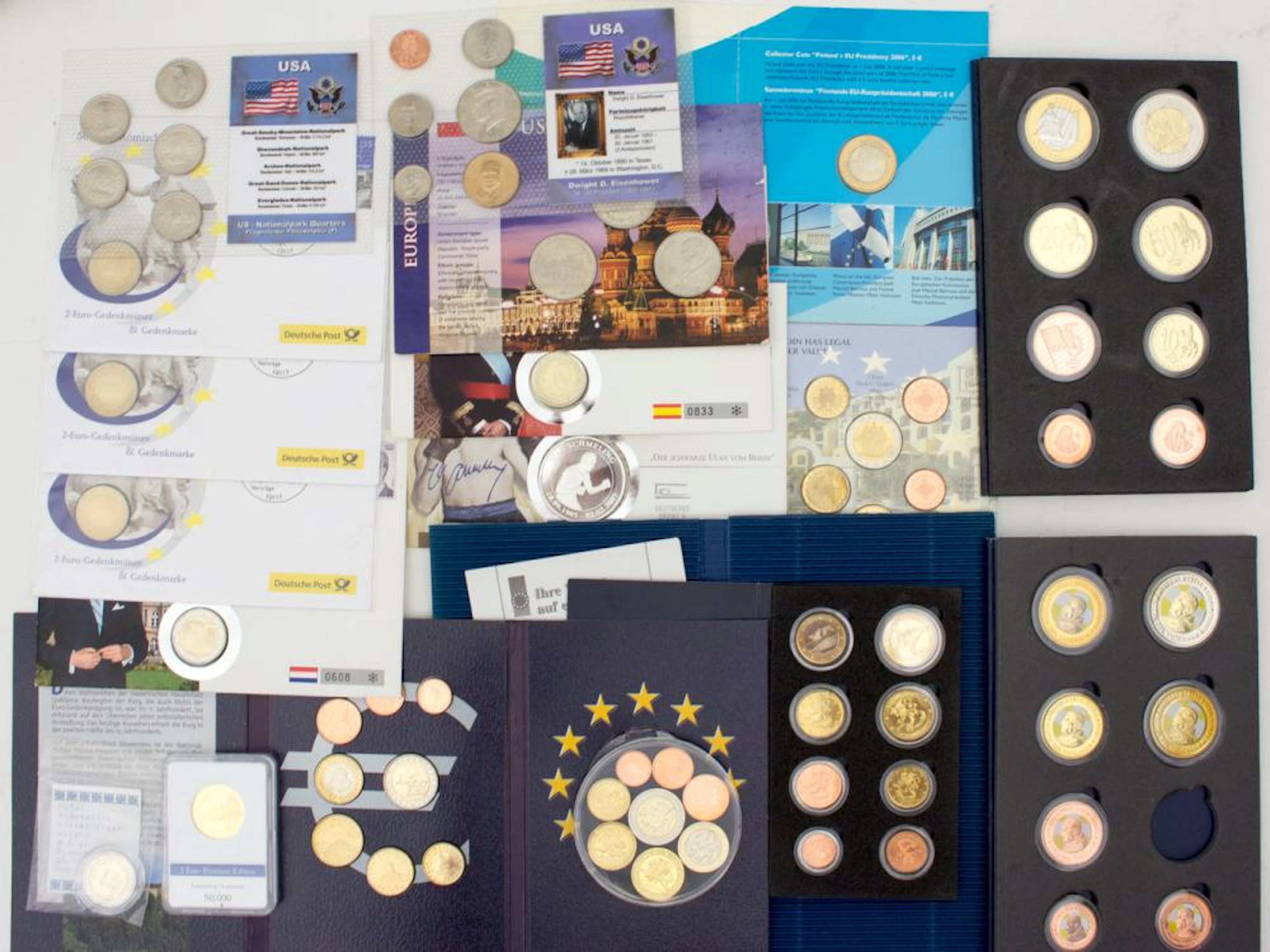 Sammlung Kursmünzensätze und Numisbriefe / A collection...