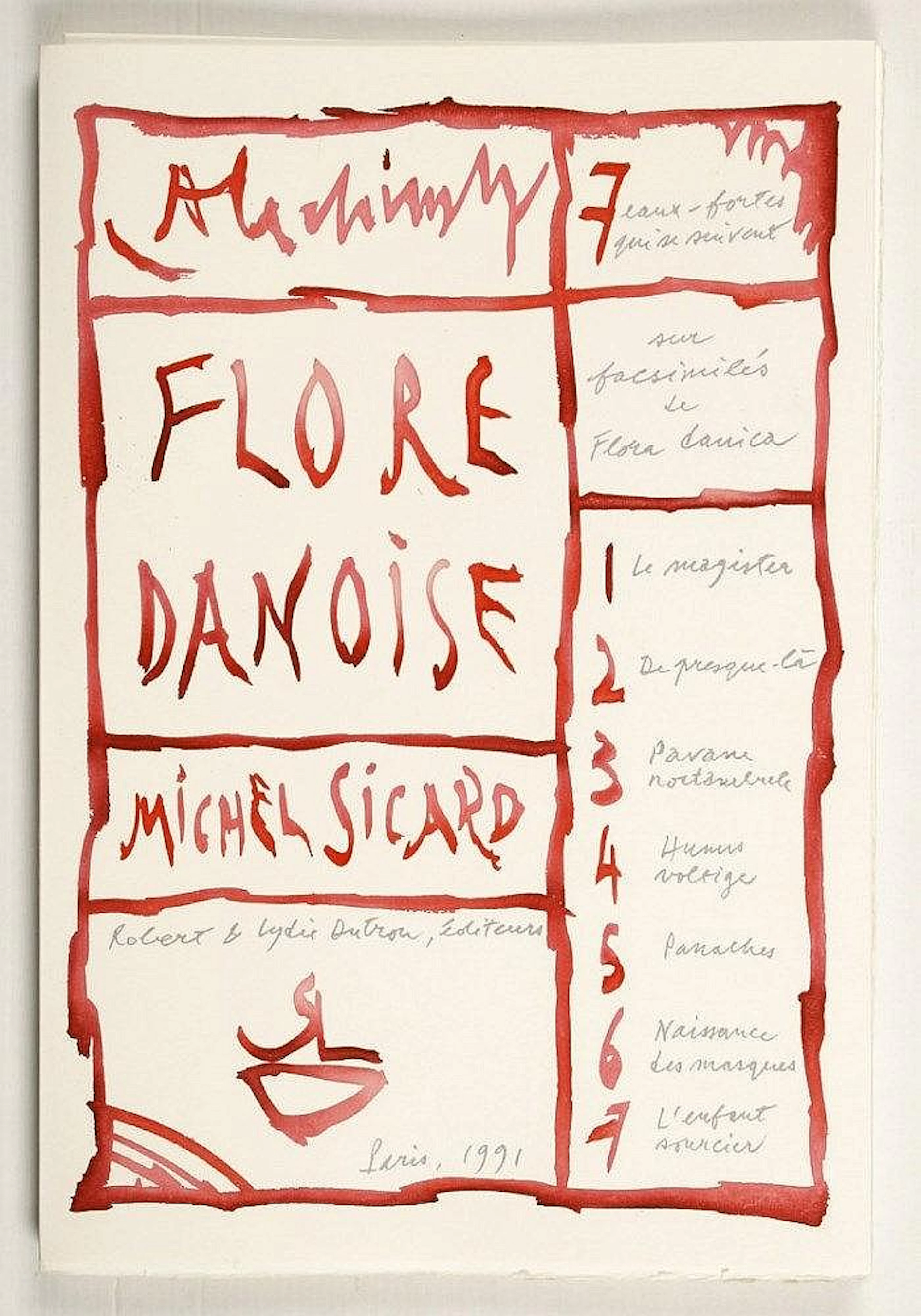 ALECHINSKY, Pierre - SICARD, Michel - Flore danoise