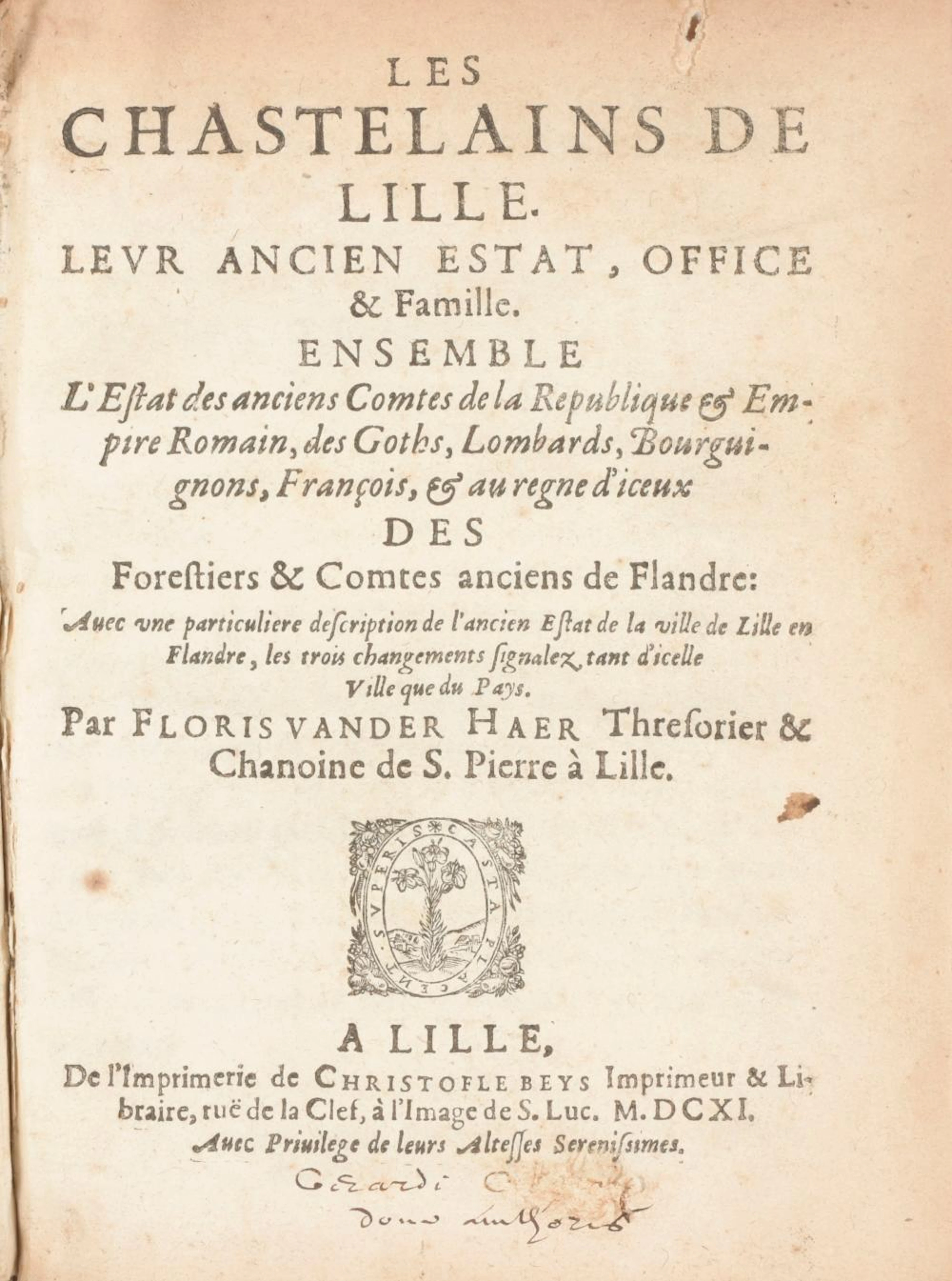 VAN DER HAER, Floris