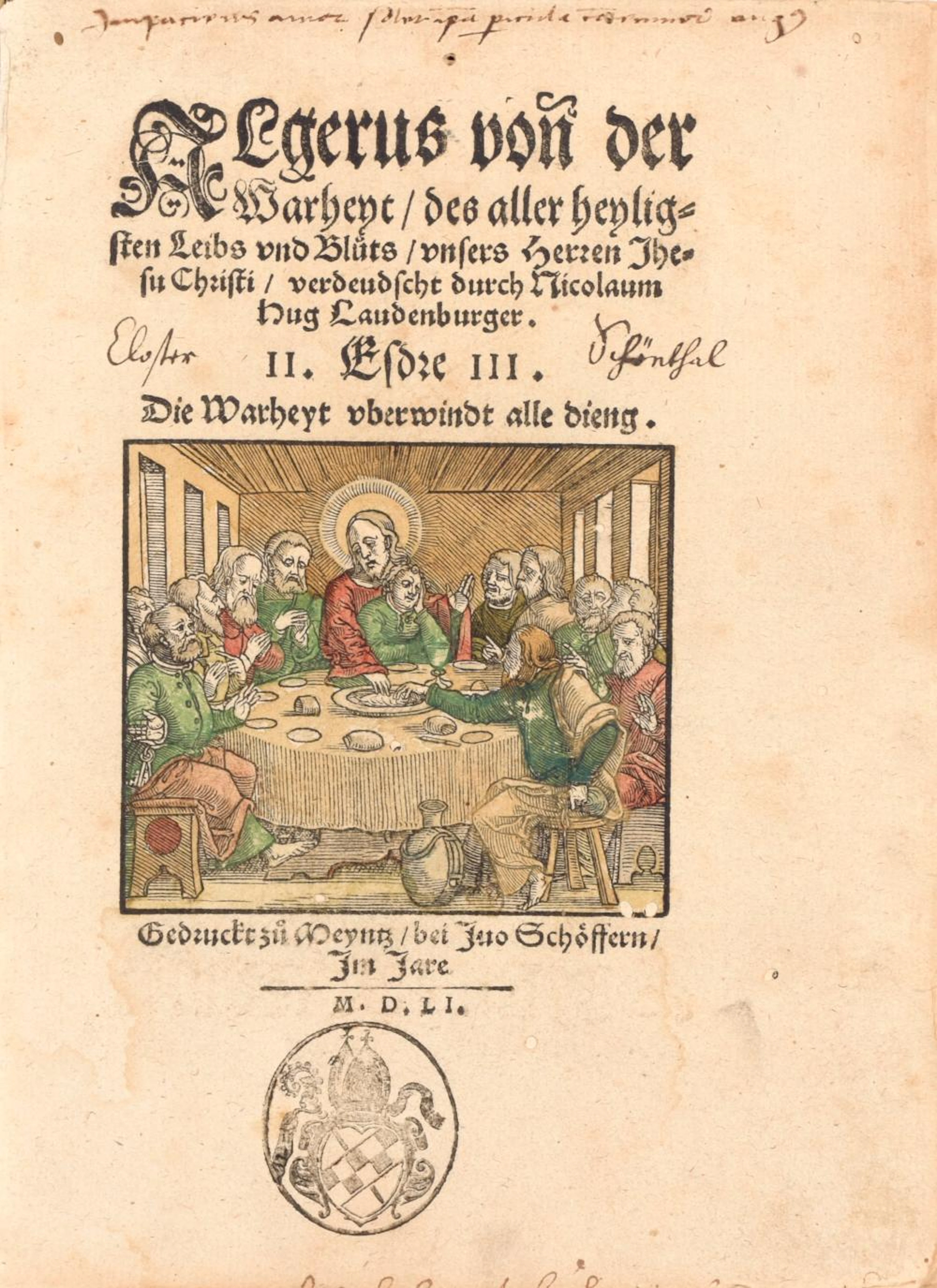 ERASMUS (ed.) - ALGERUS, O.S.B.
