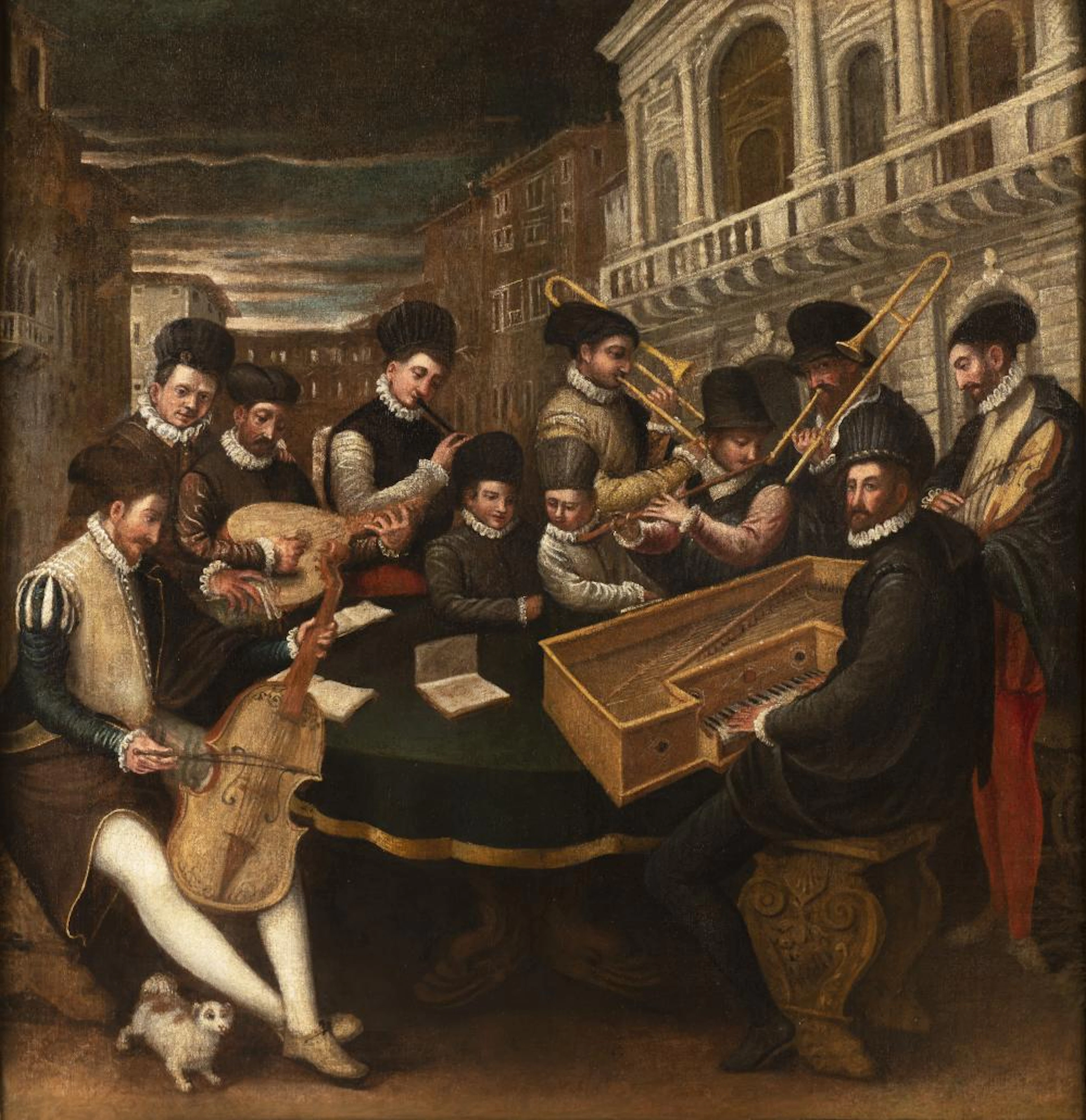 Lodewyk Toeput (c.1550 - c.1603) - Musical Scene
