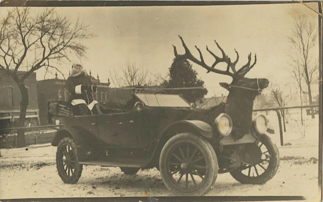 Antique Real Photo Postcard Christmas Noel