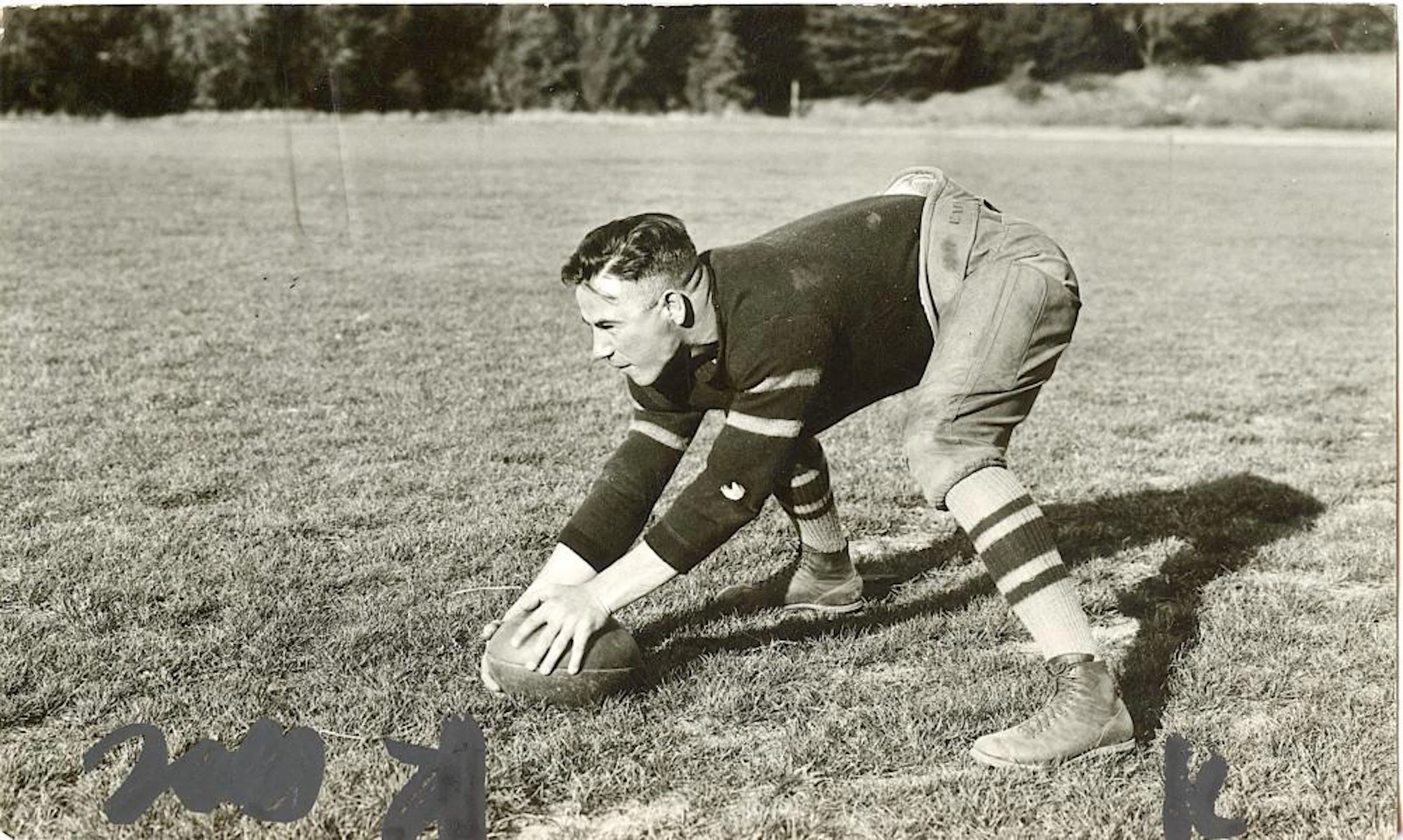 Historical Vintage Photo Football Captain Washington State