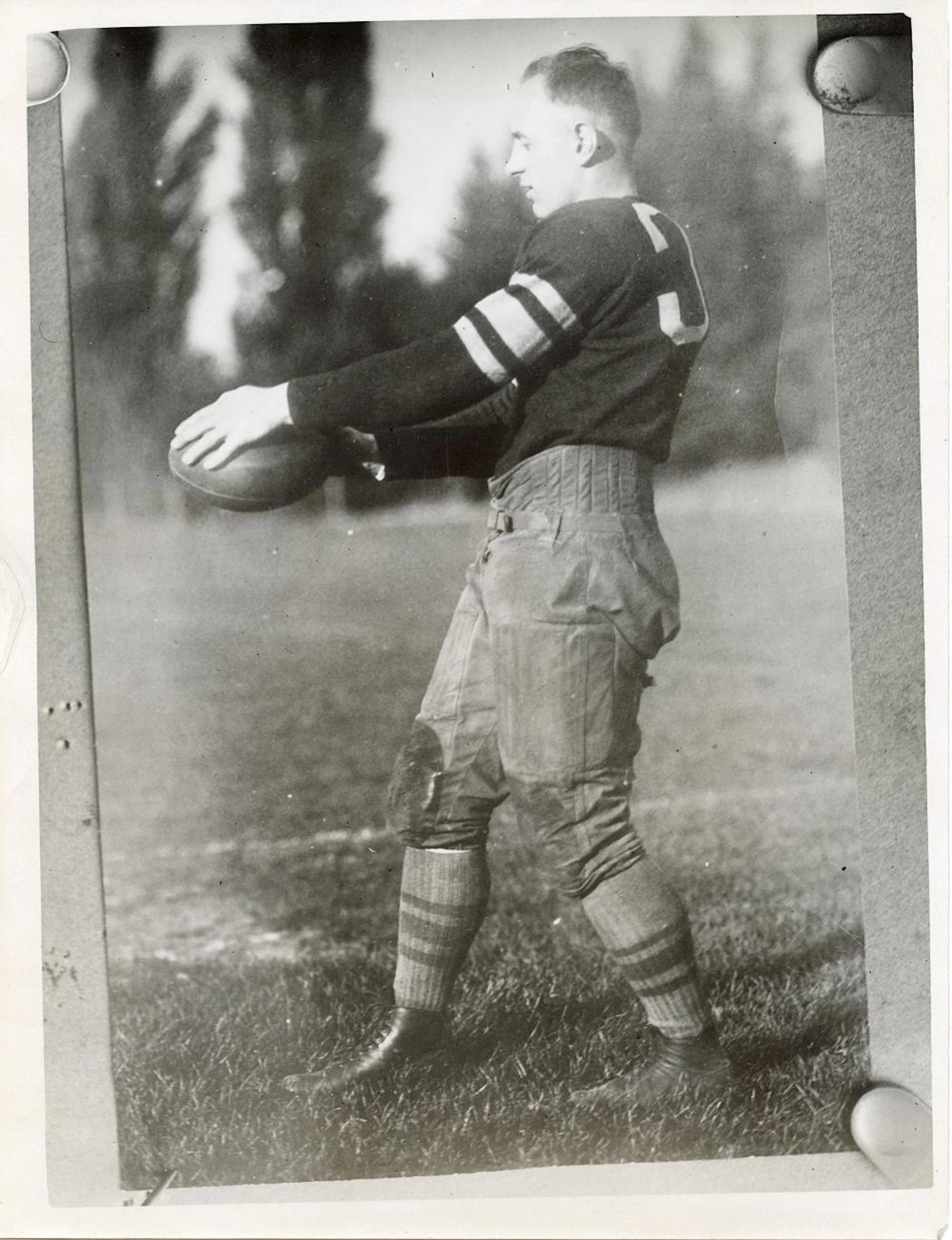 Historical Vintage Photo Football Washington State, 1925