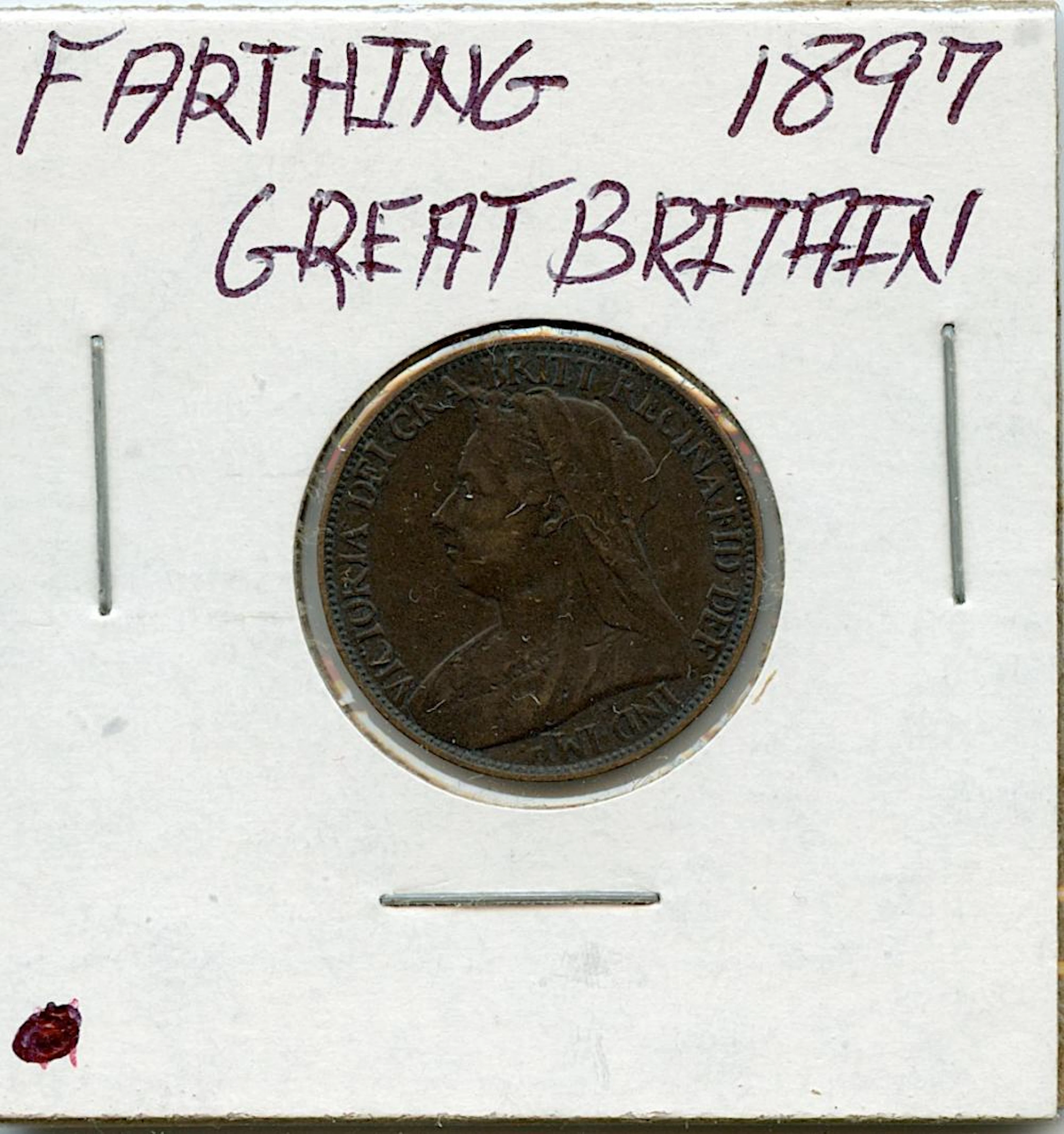 Circulated Coin Great Britain Farthing 1897