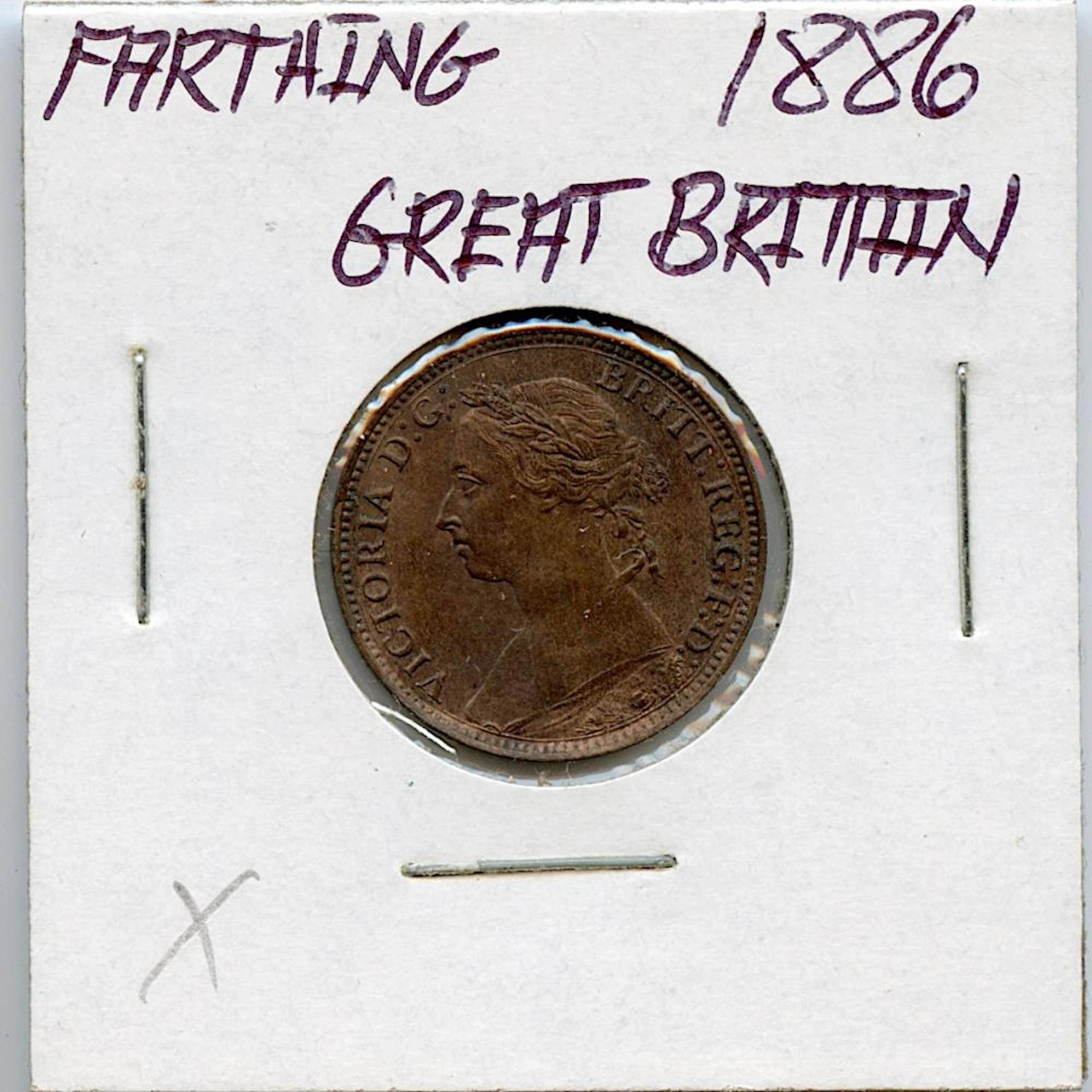 Circulated Coin Great Britain Farthing 1886