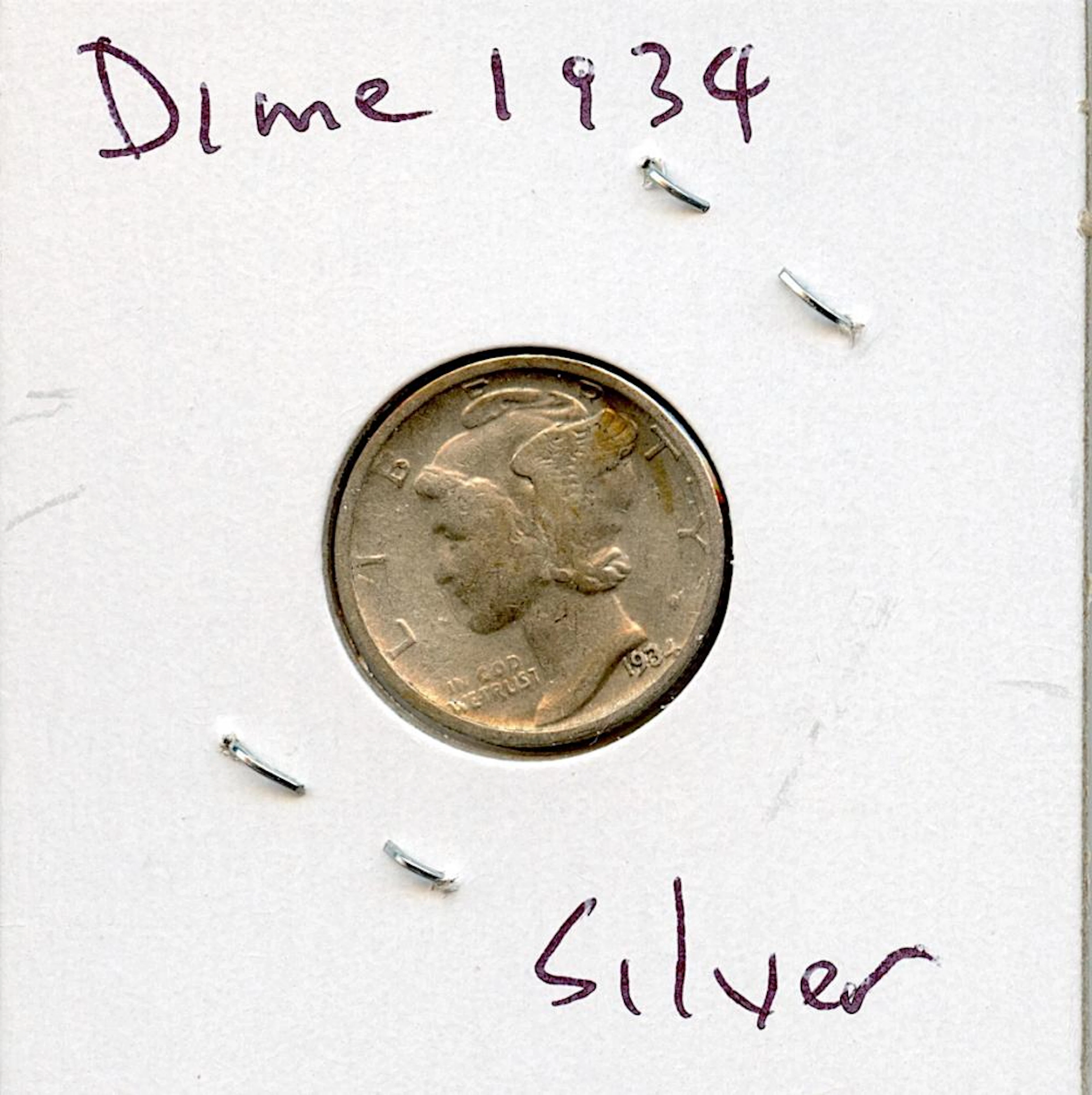 Circulated Coin Silver Mercury Dime 1969 D