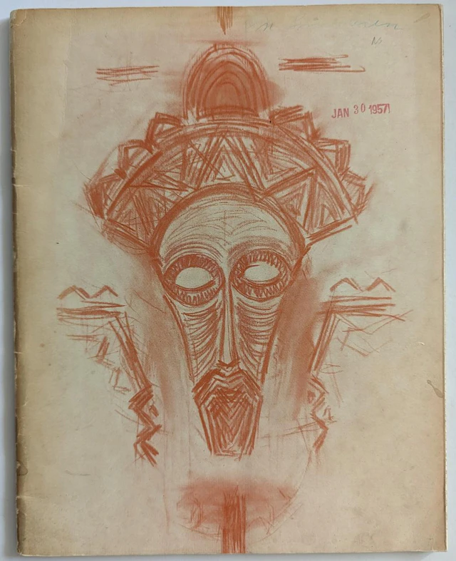 Vintage Booklet La Sculpture Africaine Et Son Destin, 1957