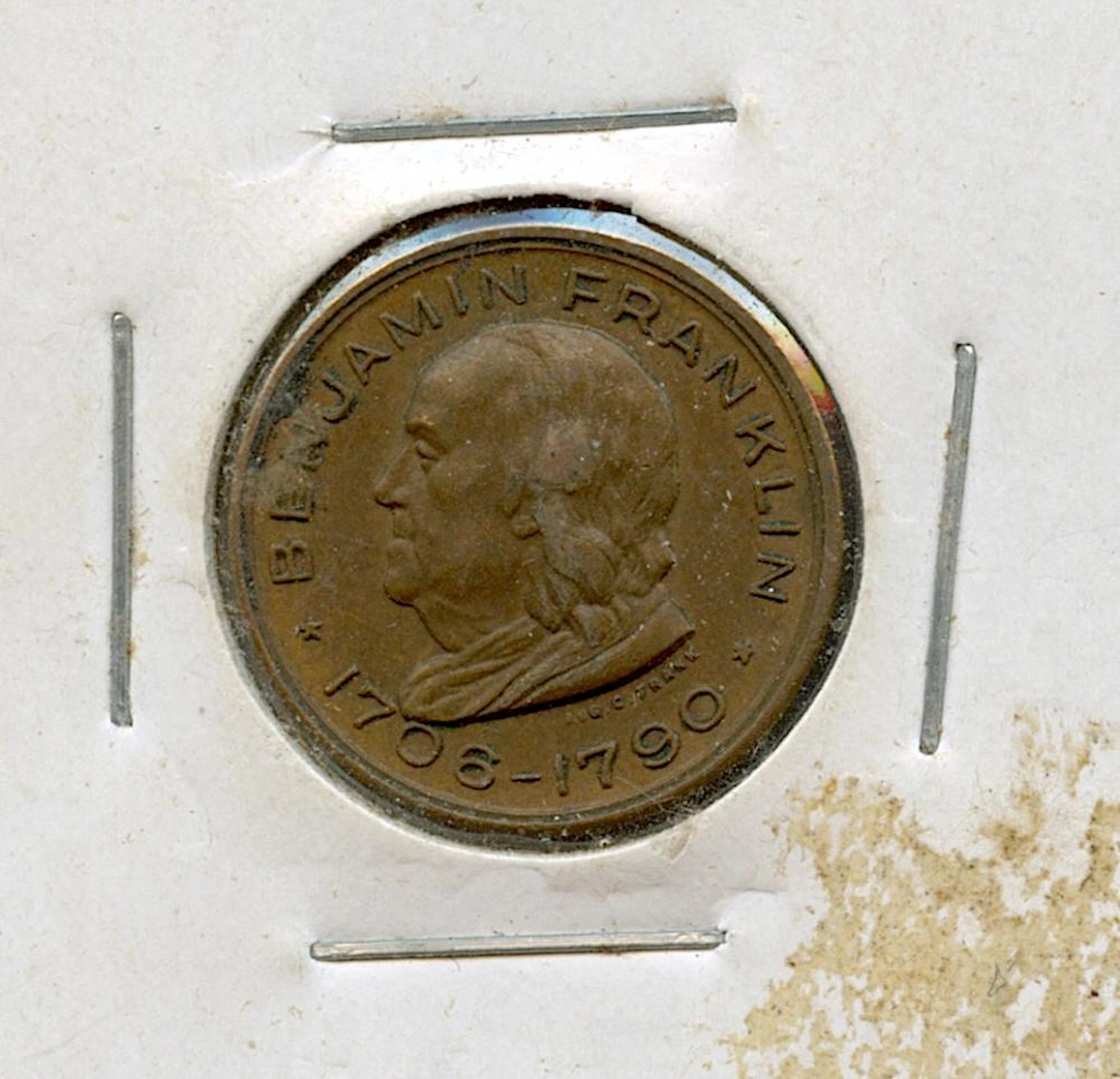 US Circulated Coin Franklin 1706-1790