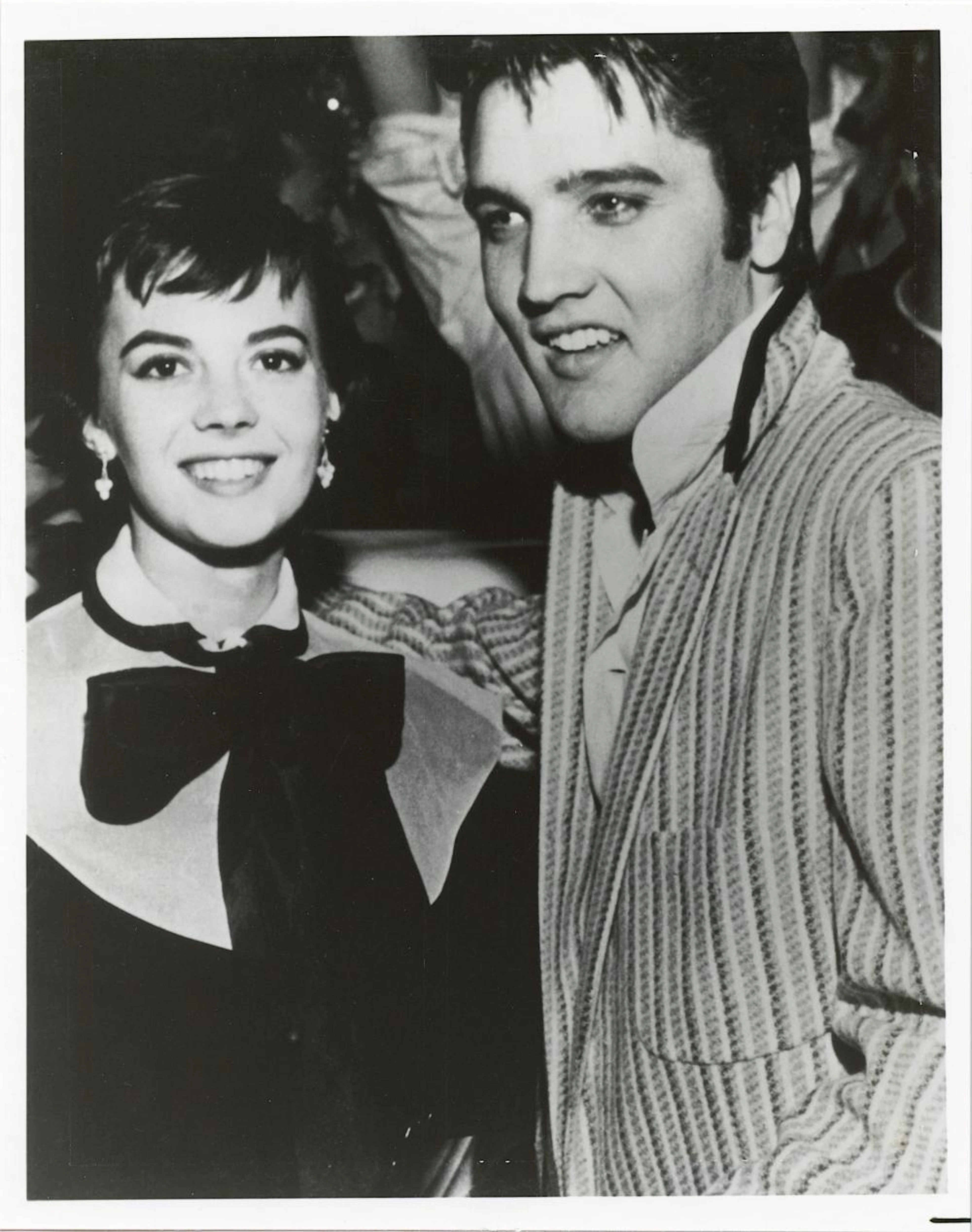 Vintage Gelatine Photograph Elvis Presley & Natalie Wood