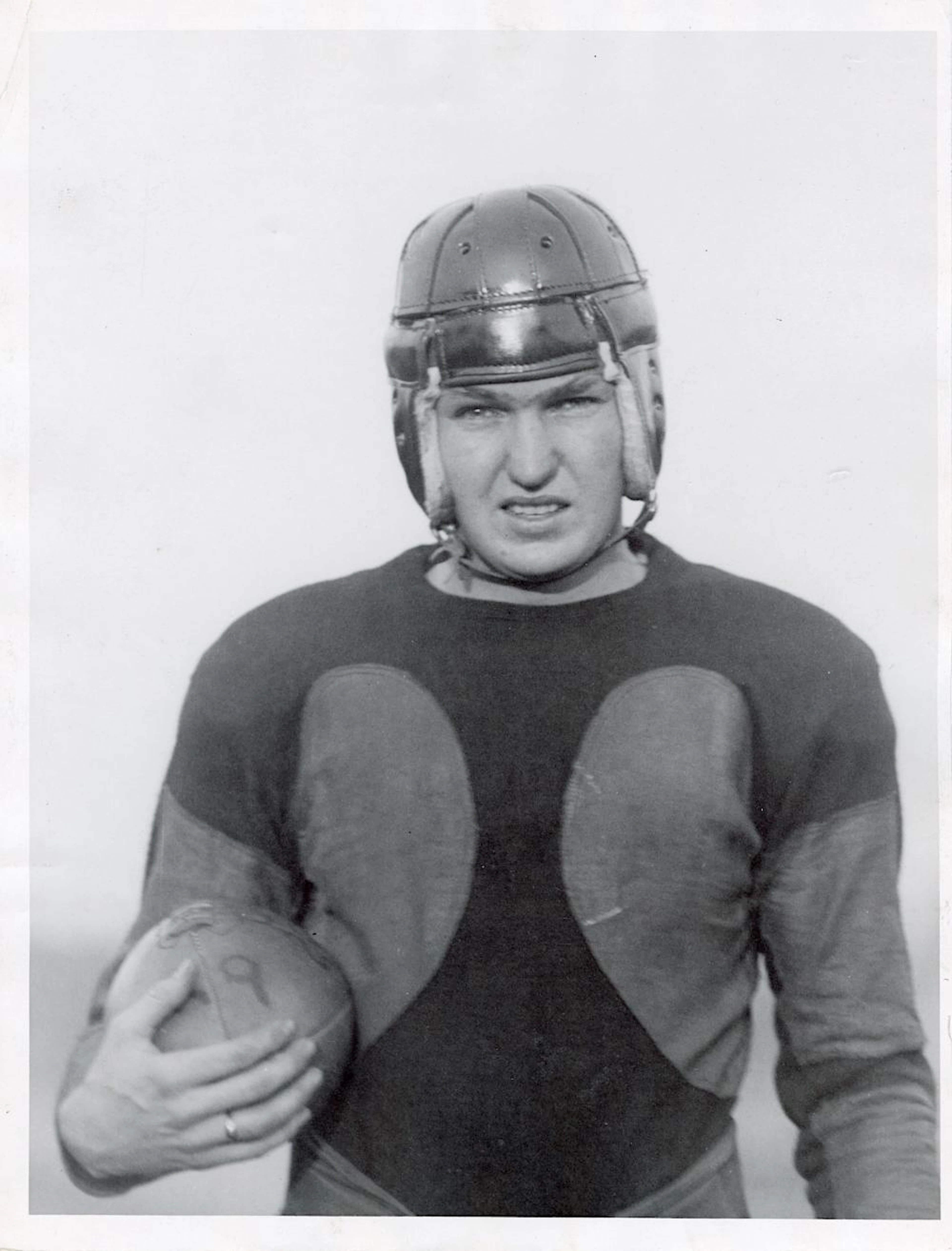 Antique Vintage Historical Photo Football College