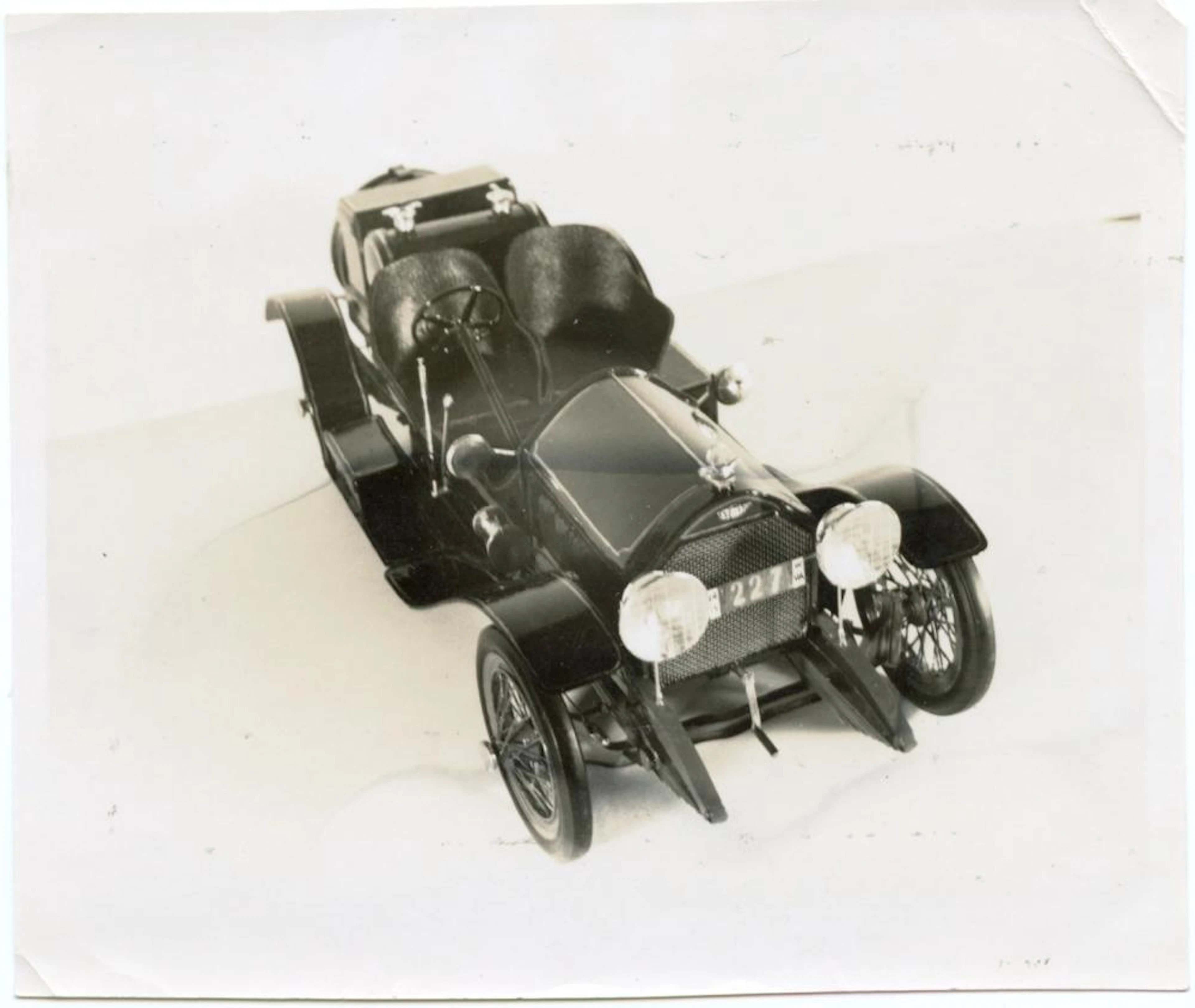 Vintage Rare Photo Car Auto Racing Historical