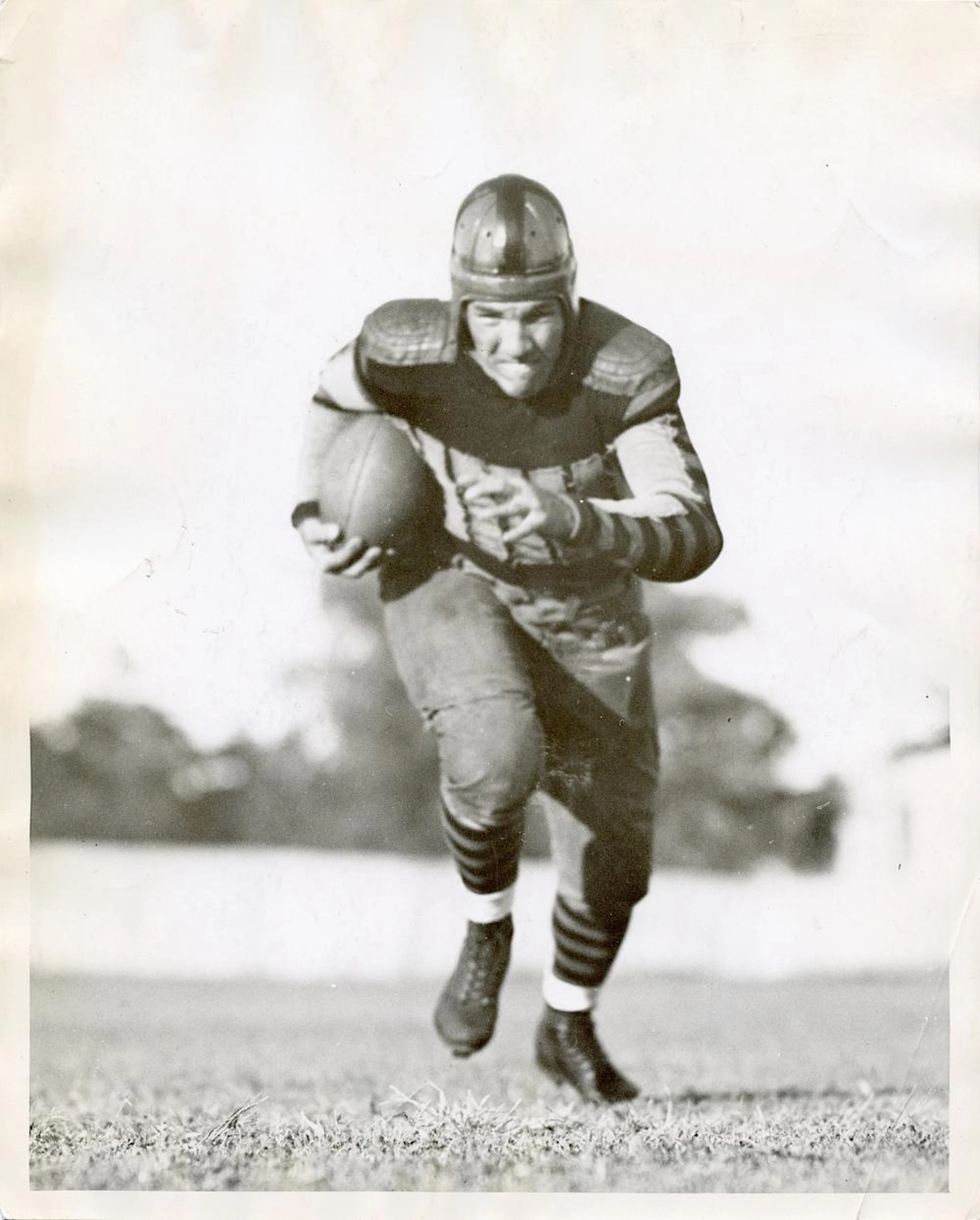 Antique Vintage Historical Photo Football College
