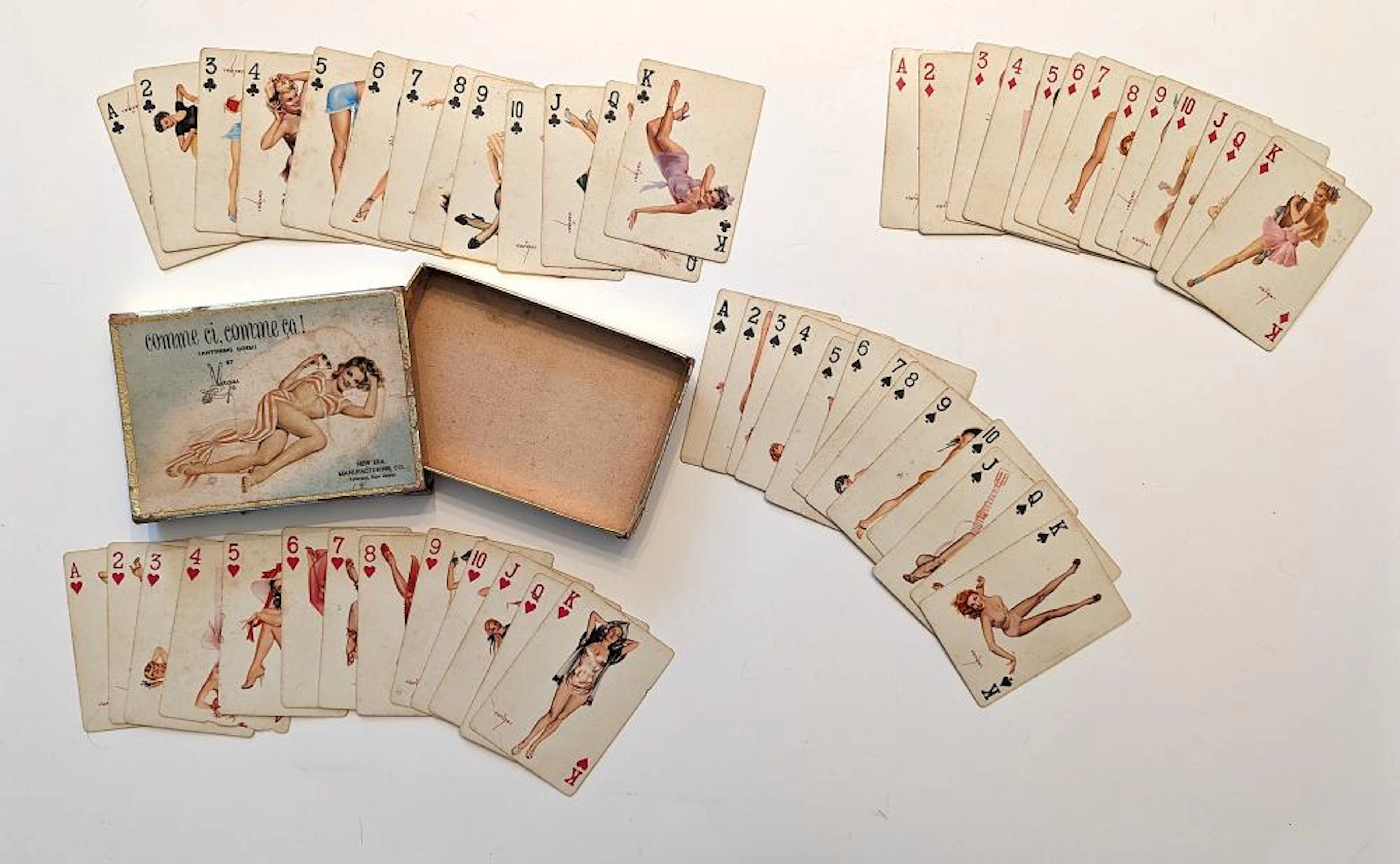 Vintage Pin Up Cards by VARGAS New Era Manufacturing