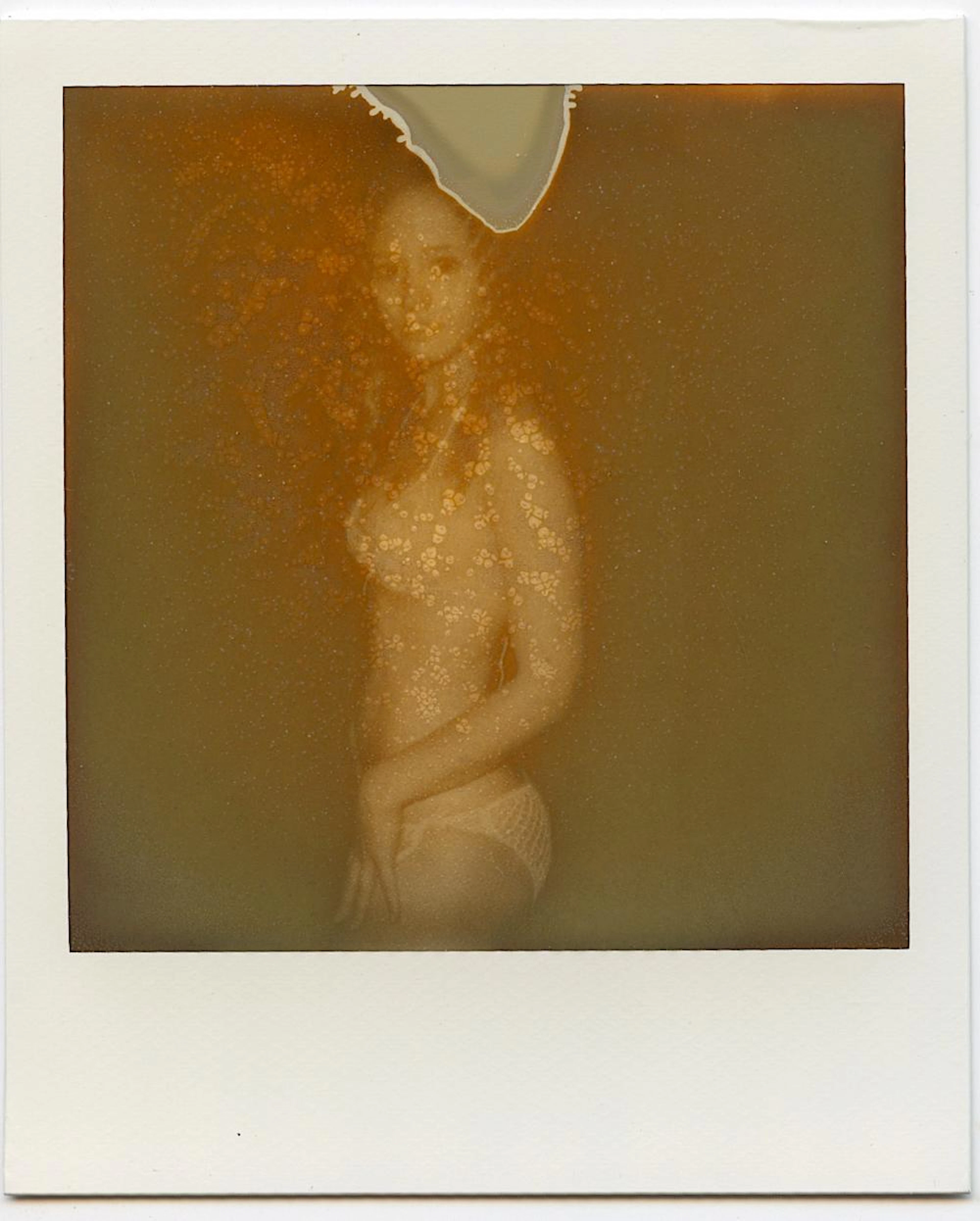 Vintage Pin Up Nude Polaroid / Intax Film