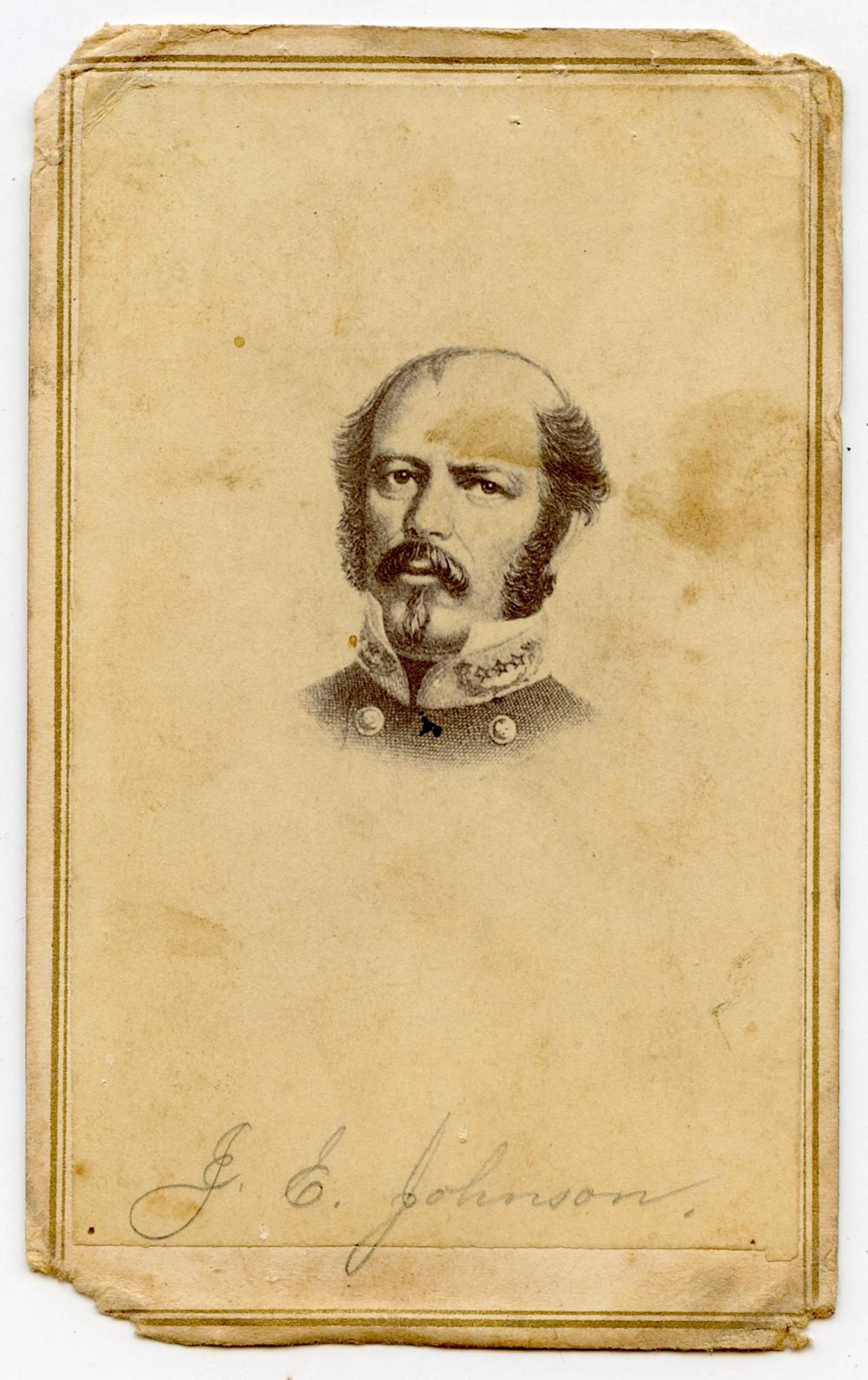Original Civil War CDV Photograph Gen. Leonidas POLK