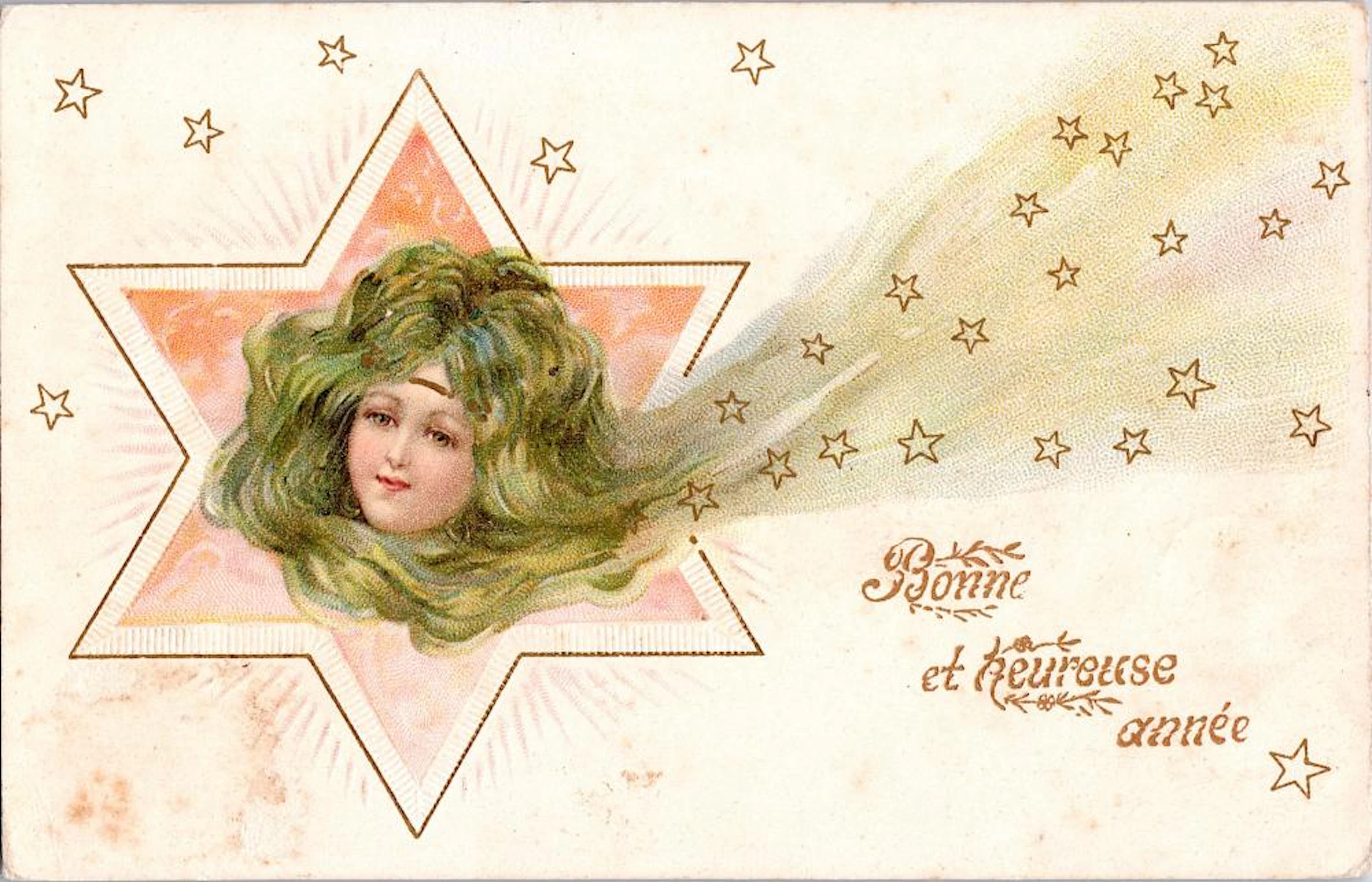 Antique Quality Rare Postcard Art Nouveau / Deco
