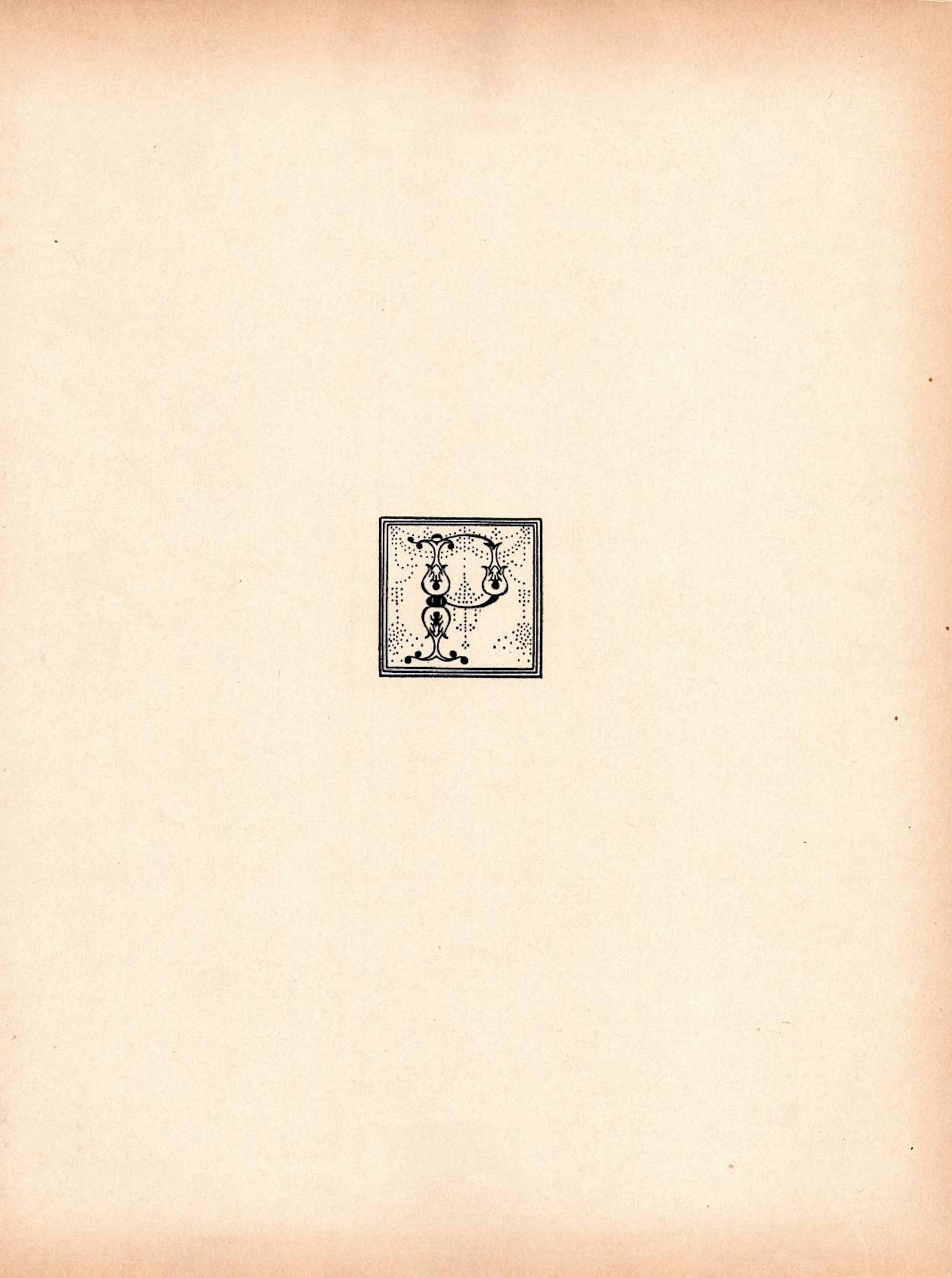 AUBREY BEARDSLEY Antique Lithograph, 1899