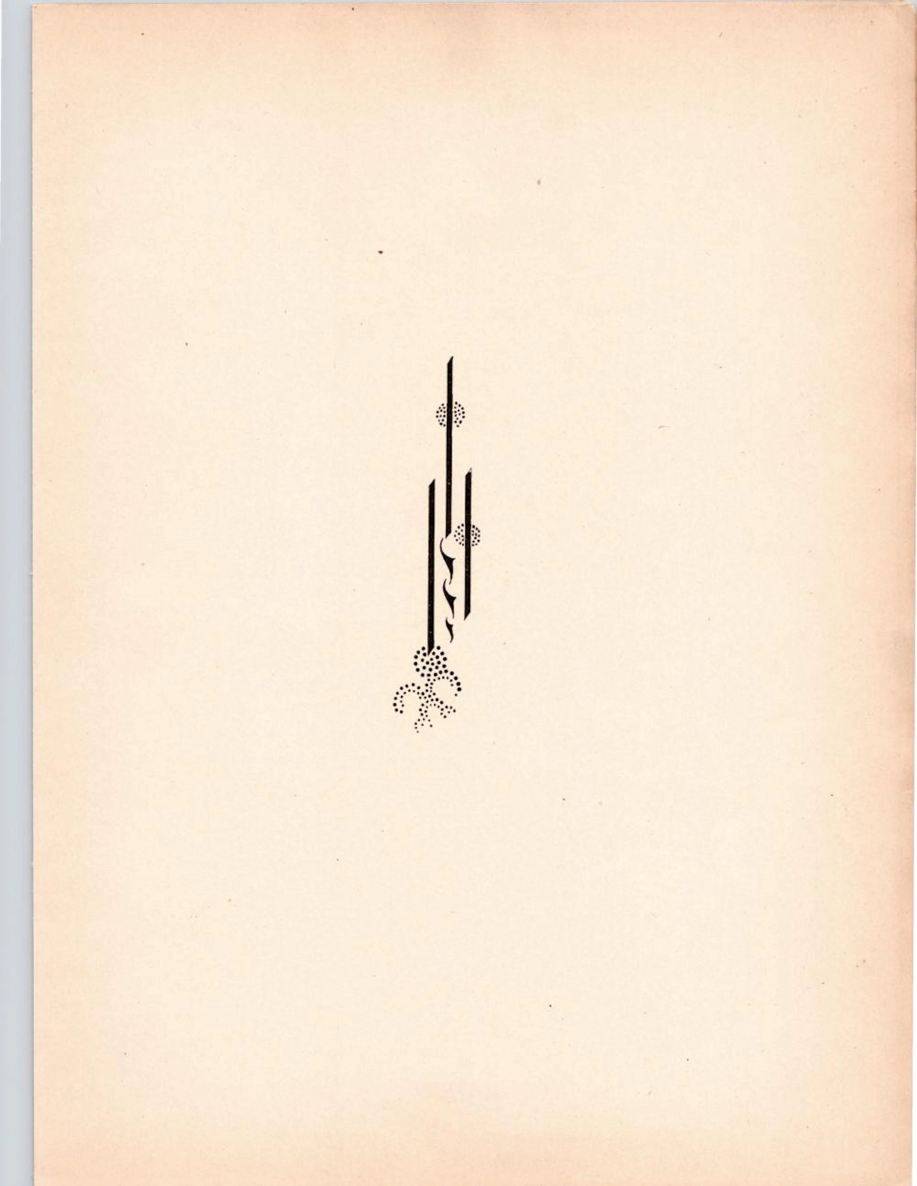 AUBREY BEARDSLEY Antique Lithograph, 1899