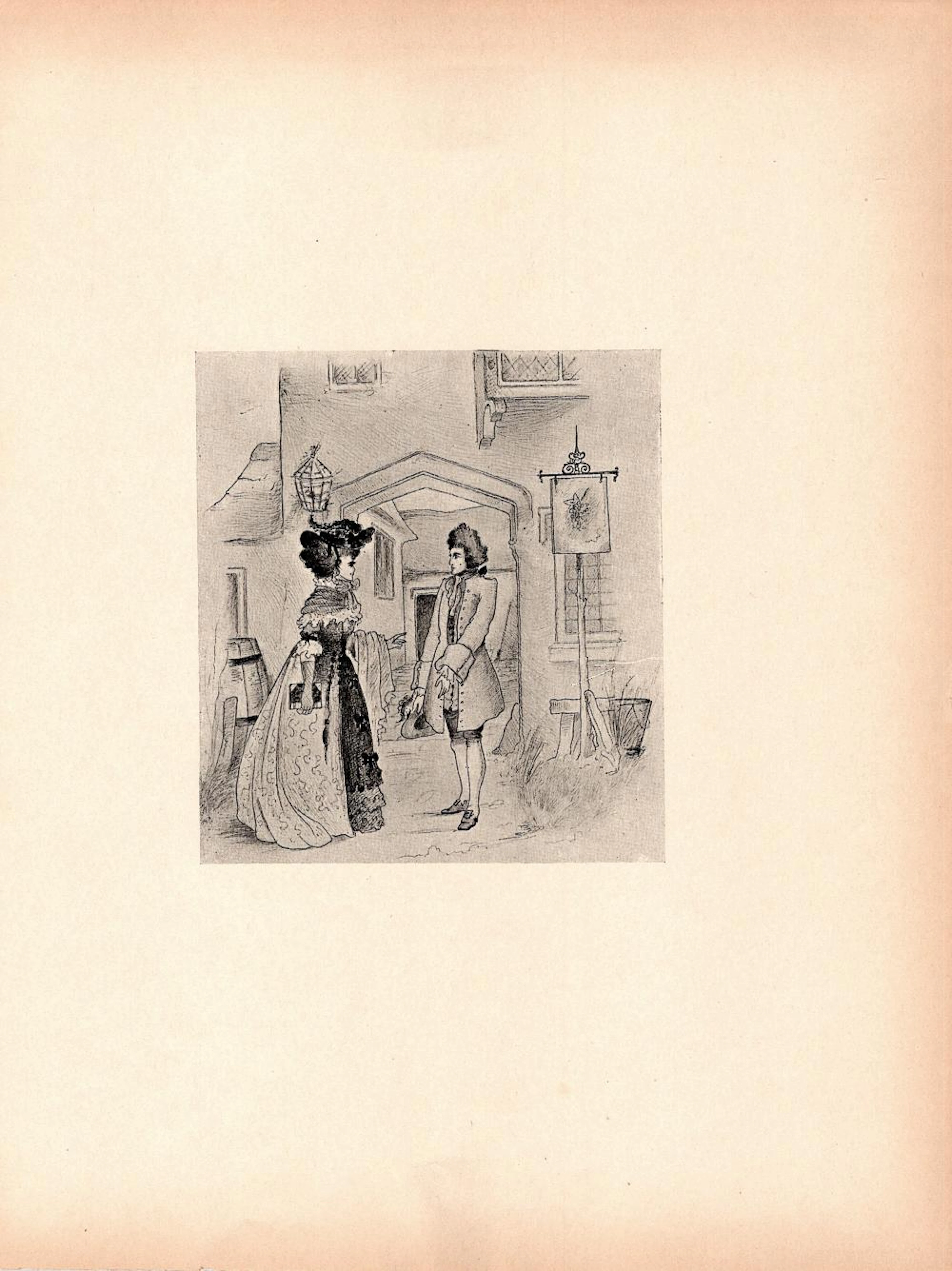 AUBREY BEARDSLEY Antique Lithograph, 1899