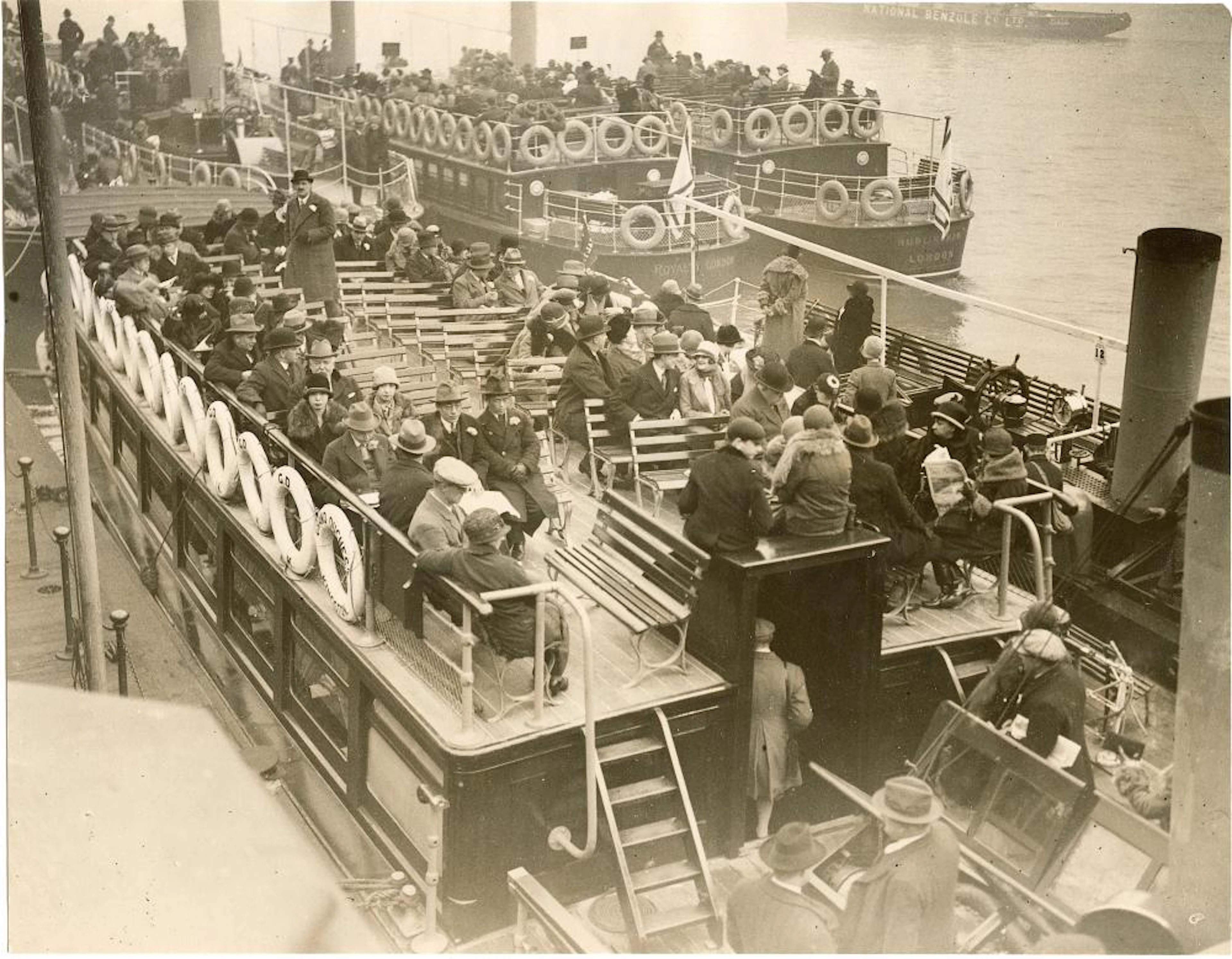 Antique Photo Boat Transportation in London UK