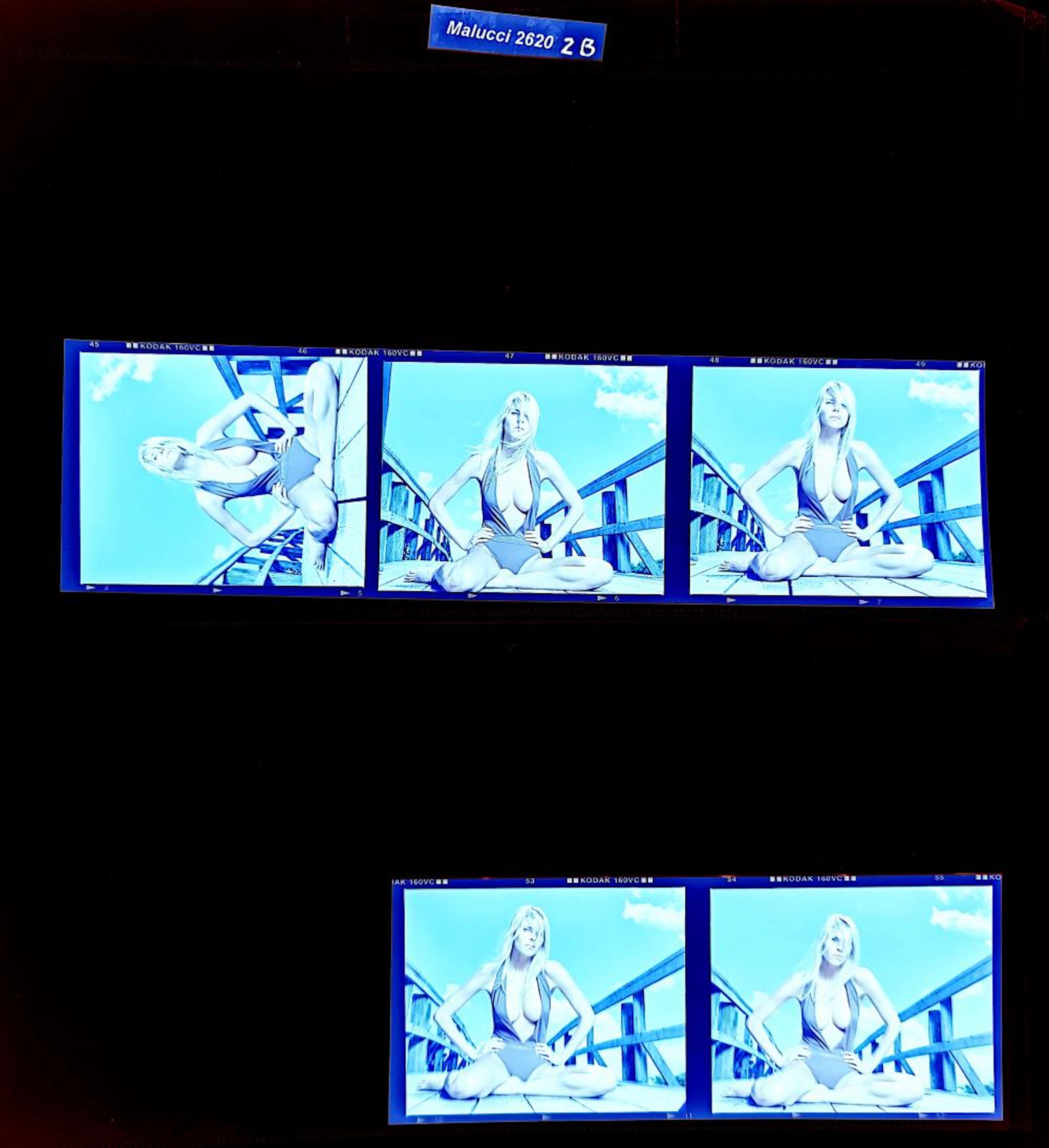 Set Pin Up Negatives Professional Photographer / Model