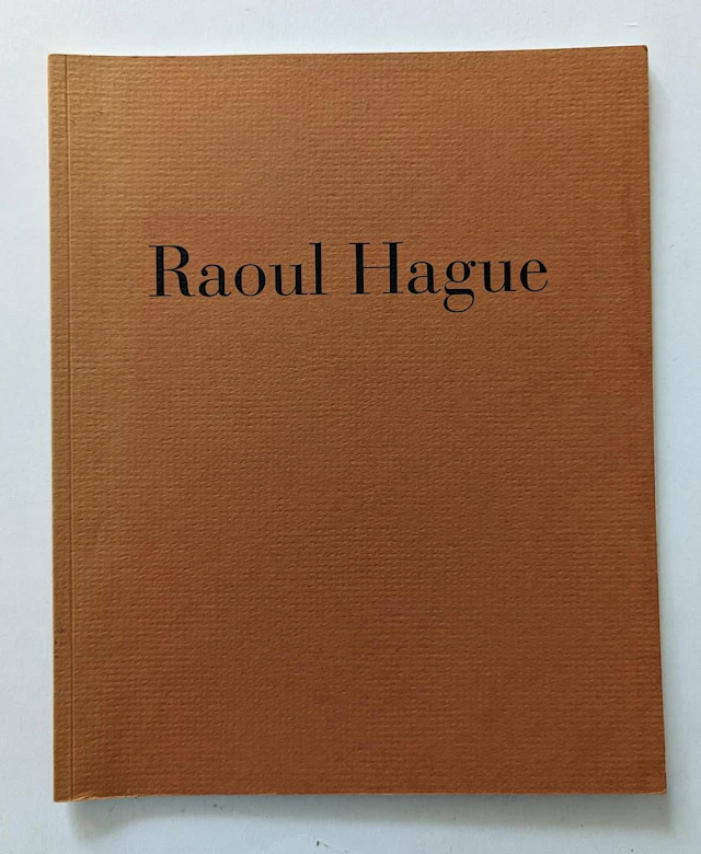 Vintage Art Catalog RAOUL HAGUE Sculpture