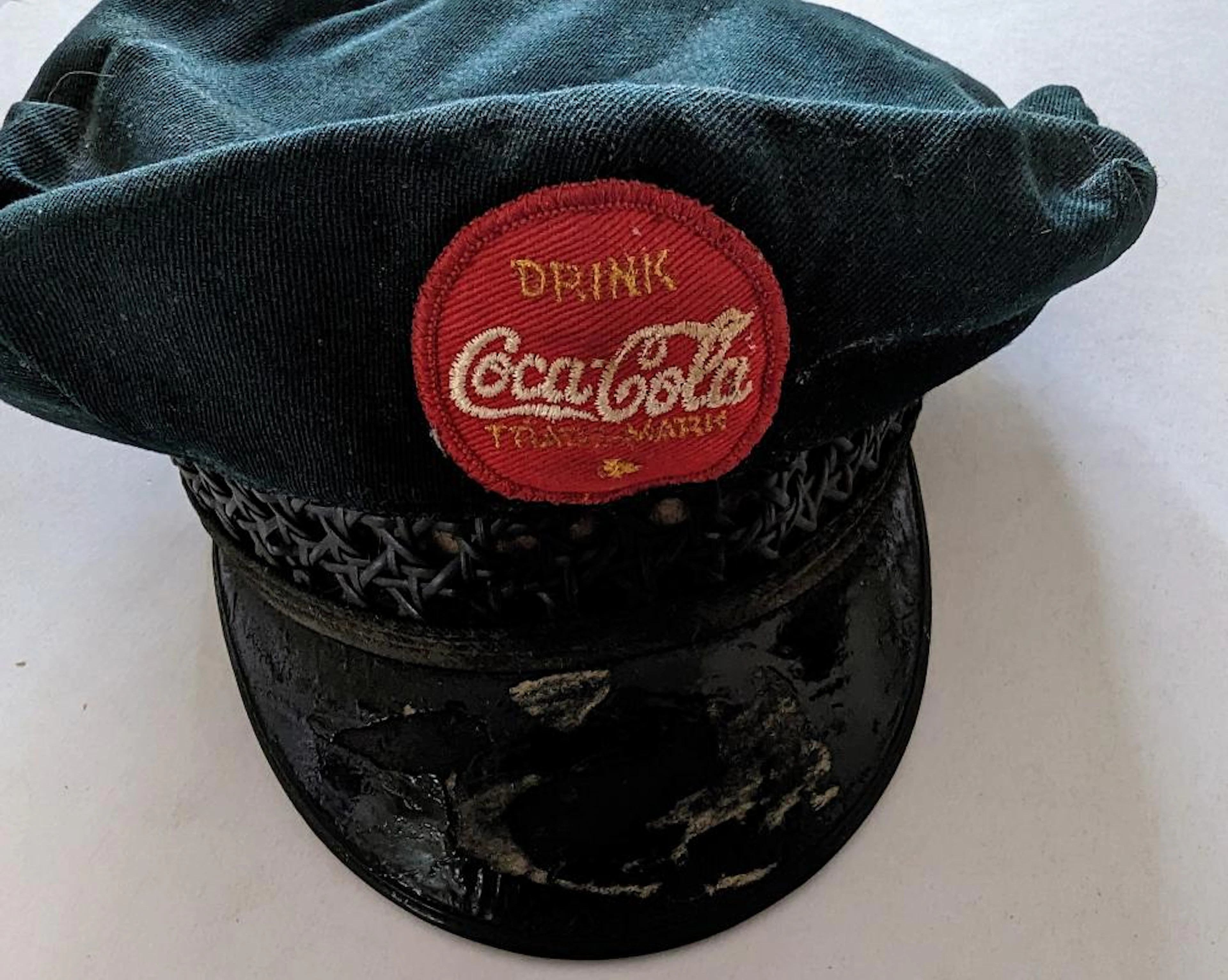 Vintage Coca-Cola Delivery Driver Hat, 1950s