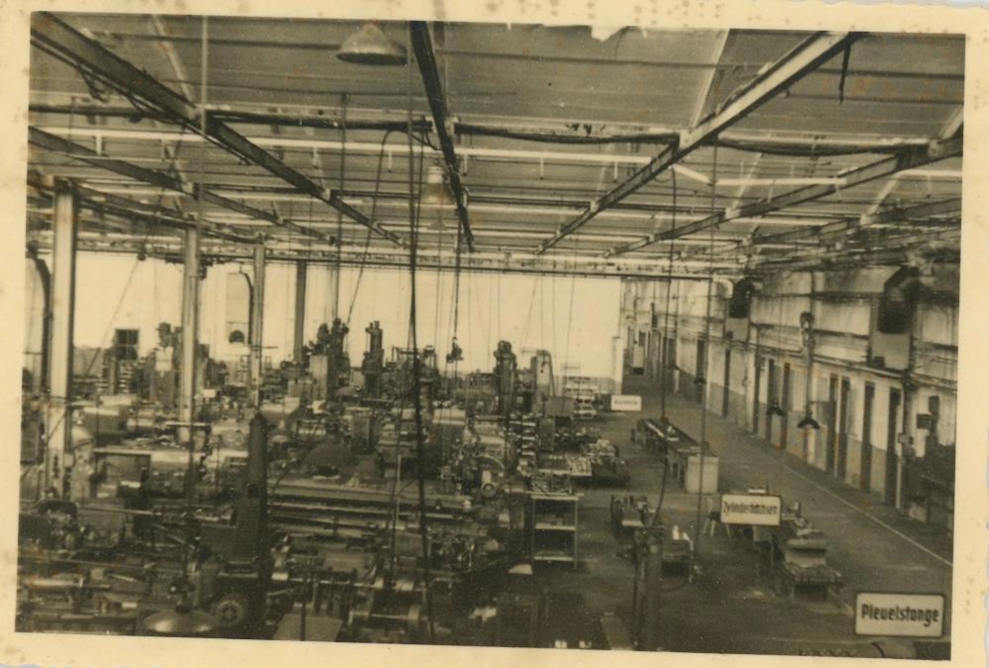 Rare DAIMLER-BENZ Factory Production Agfa Brovira Original Photo, 1950s