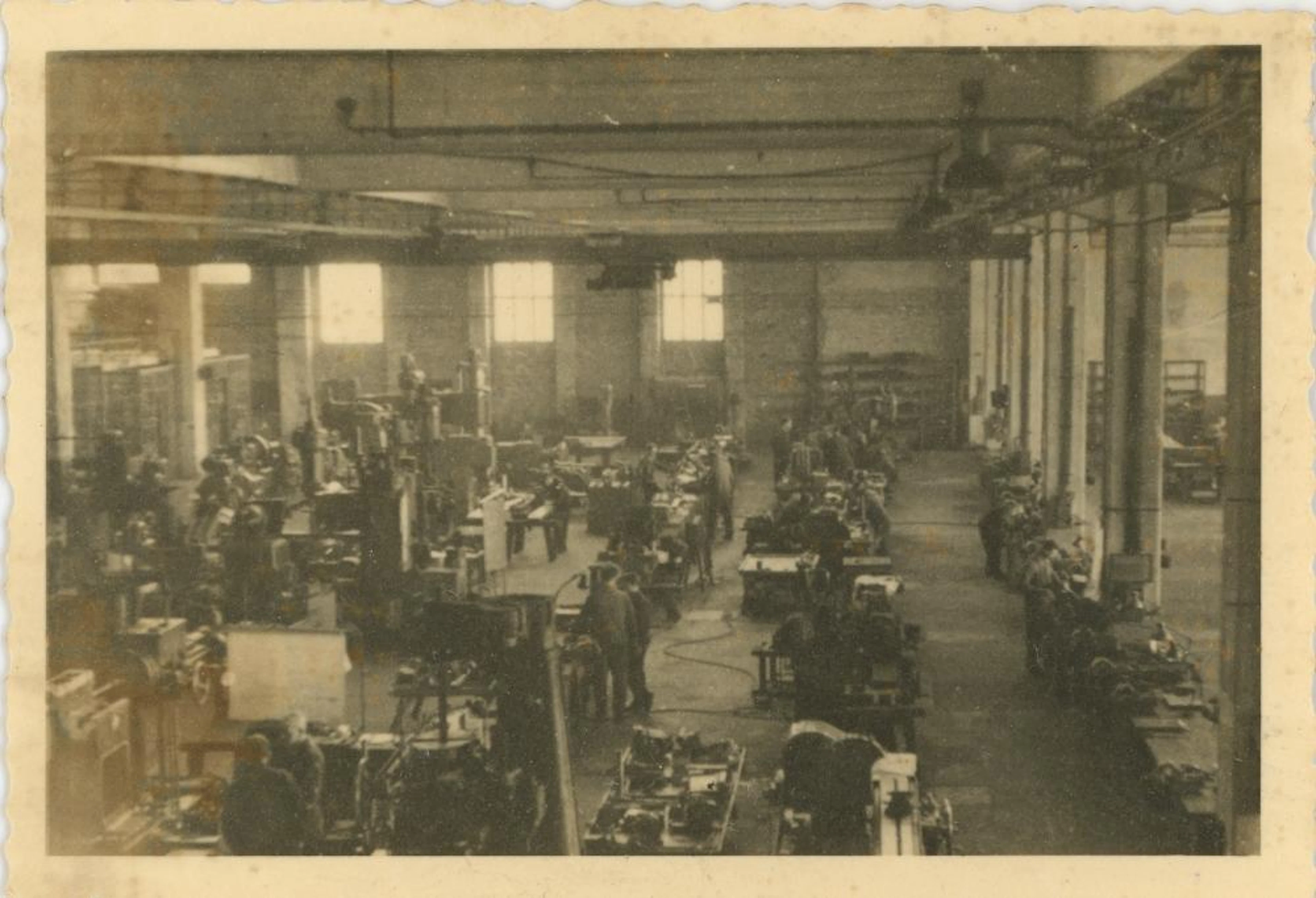 Rare DAIMLER-BENZ Factory Production Agfa Brovira Original Photo, 1950s