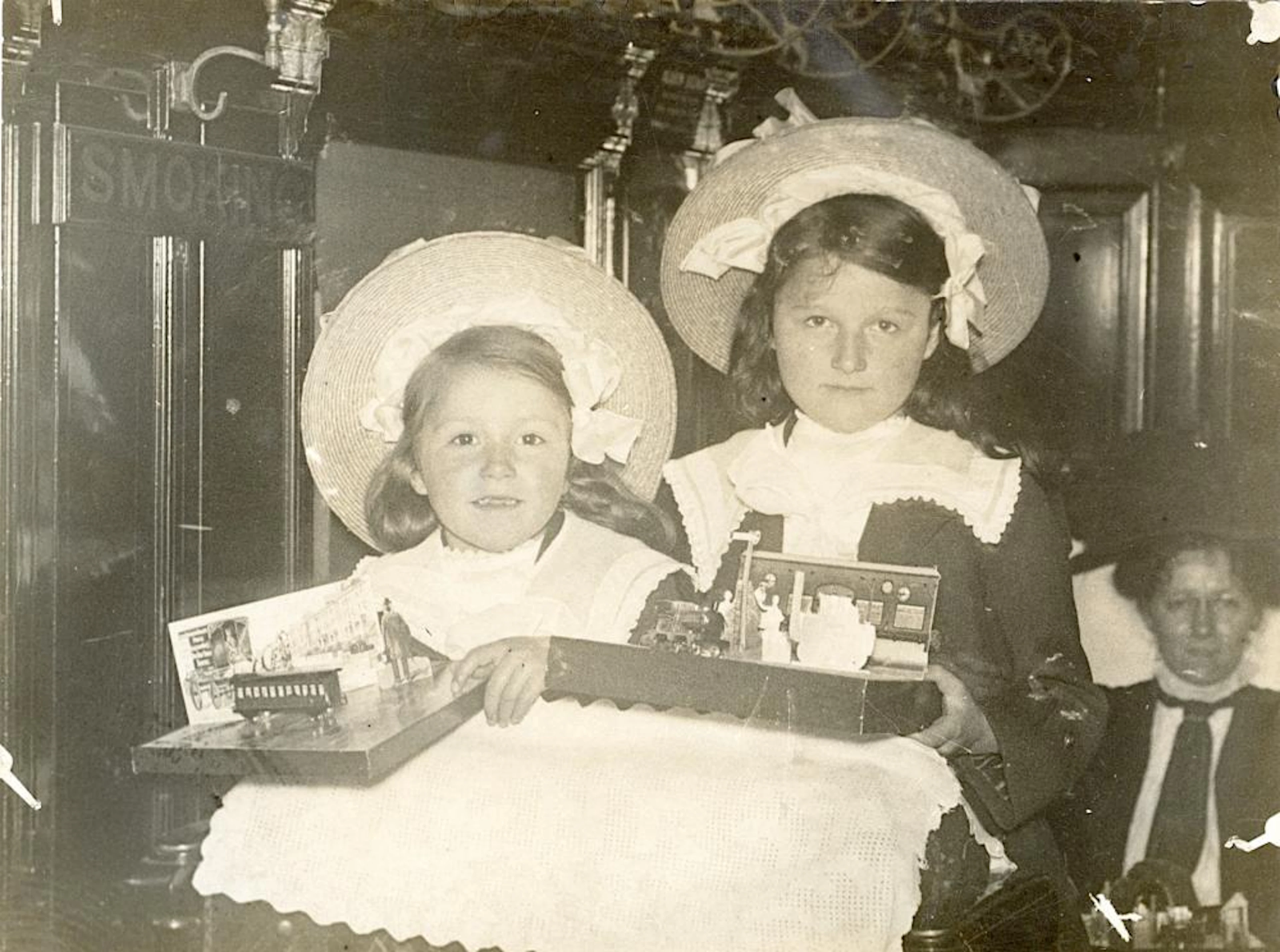 Antique Vintage Photo Girls Toys by Forbi