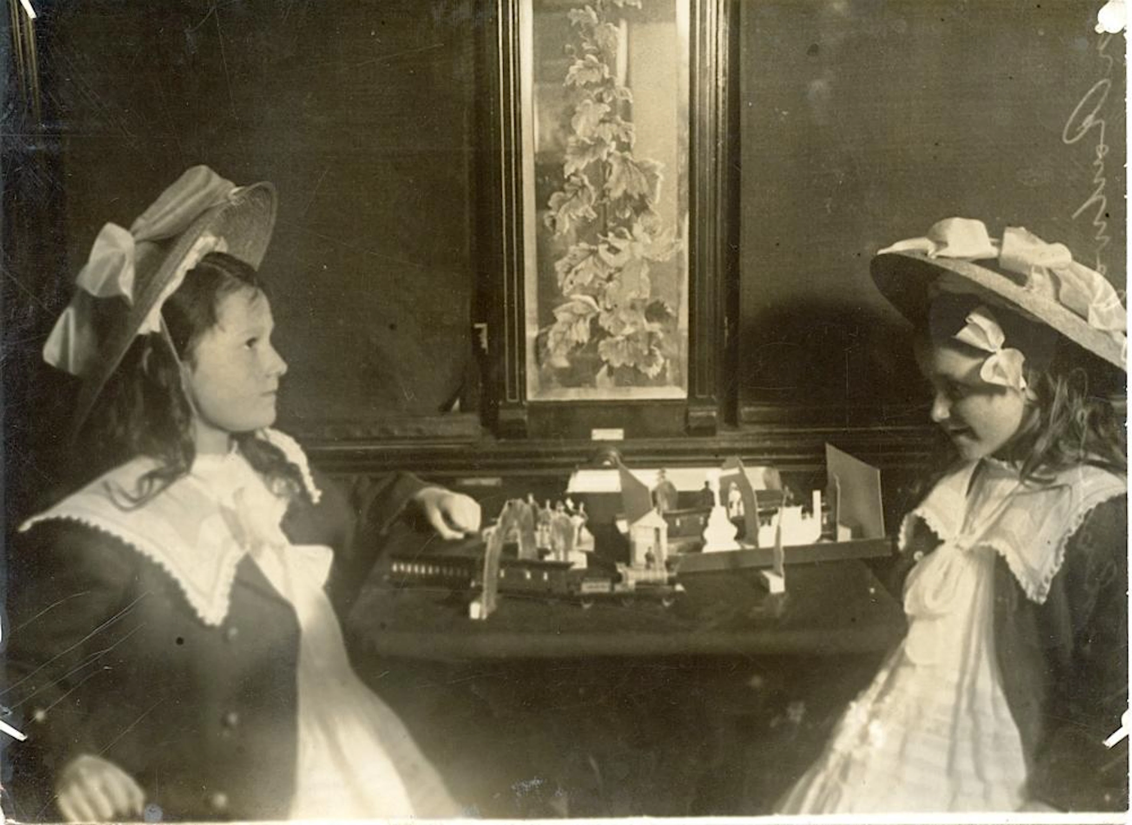 Antique Vintage Photo Girls Toys by Forbi