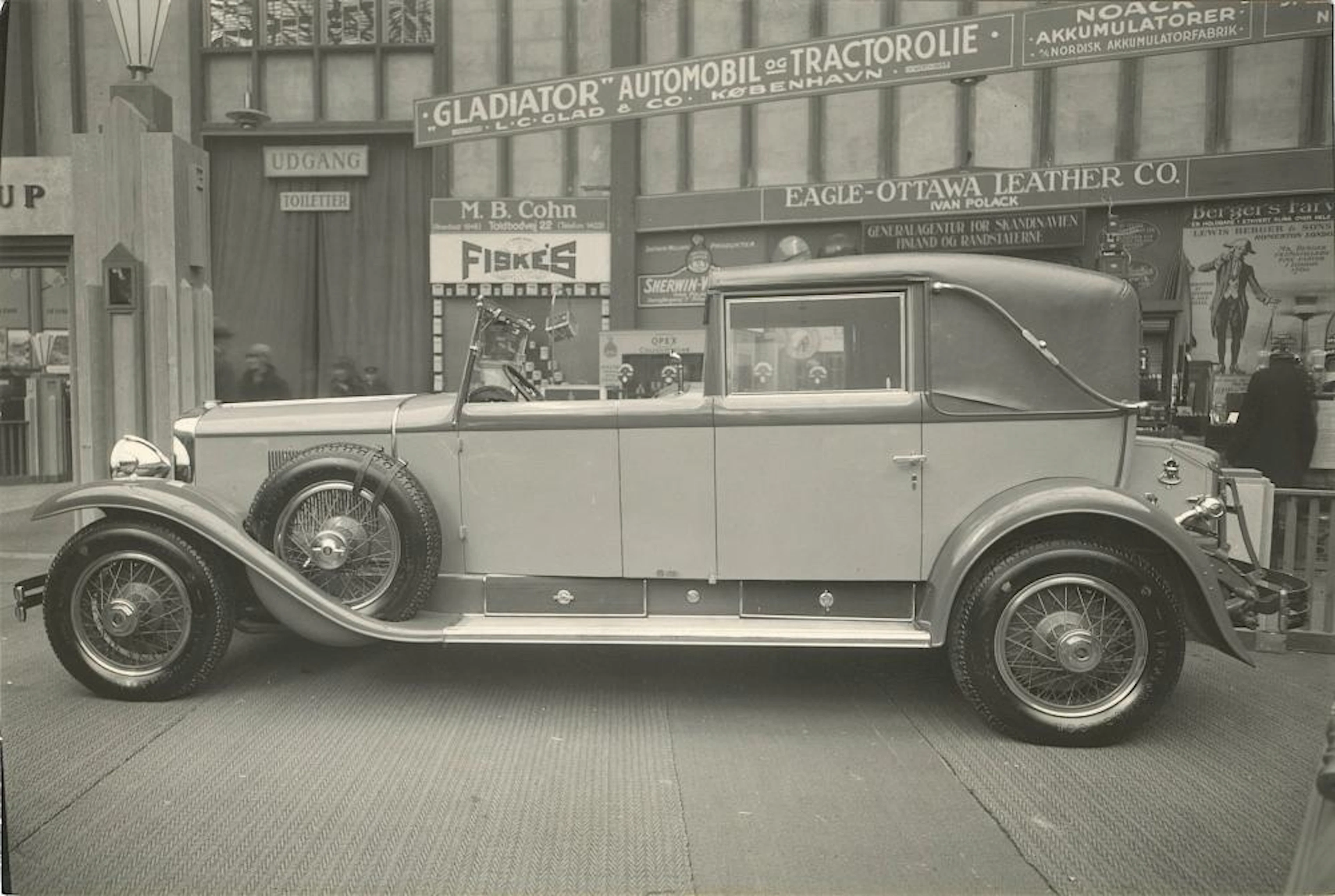 Antique Vintage Rare Photo Car Cadillac Cabriolet, 1929
