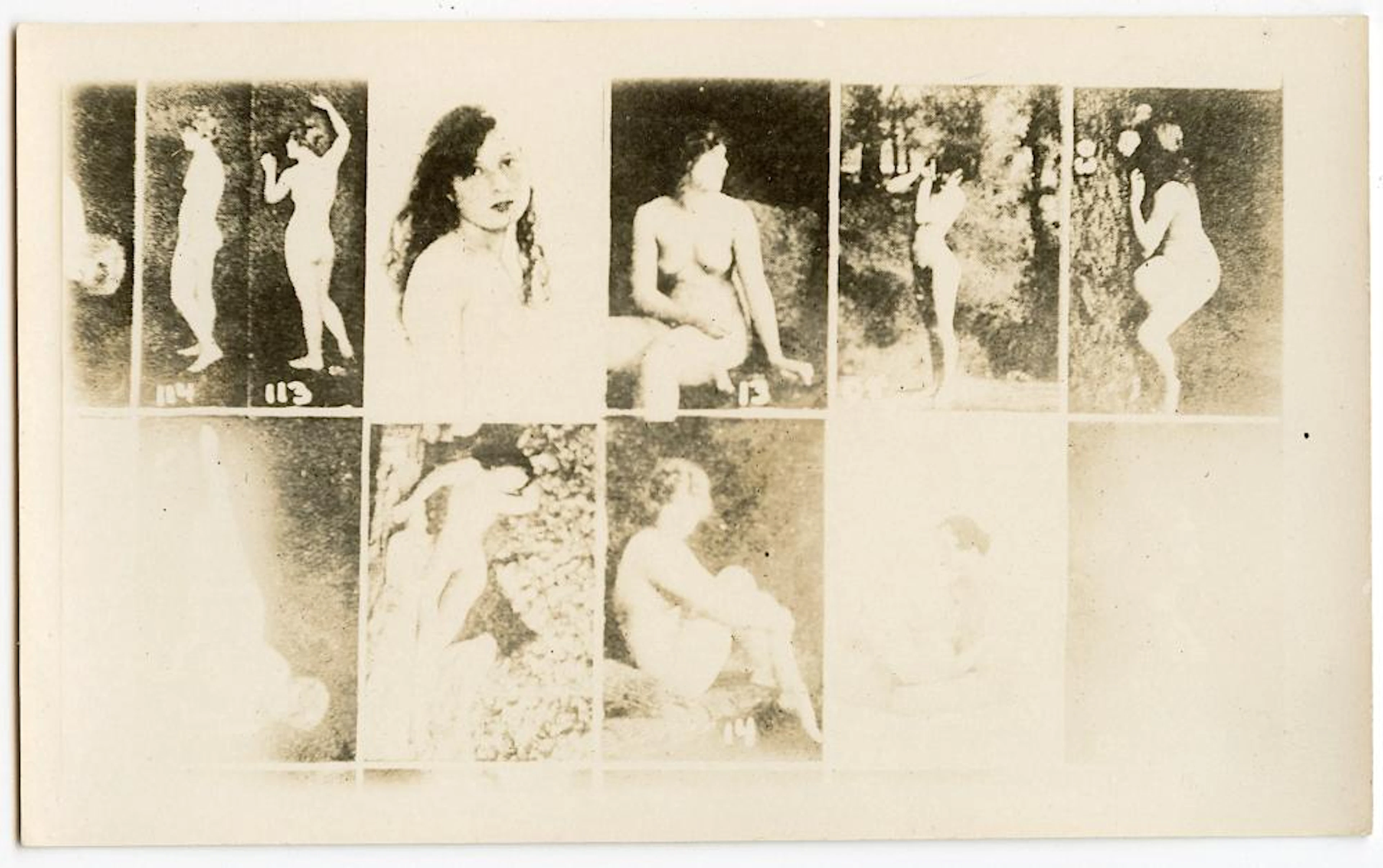 Rare Antique Scarce Postcard French Artistic Nude