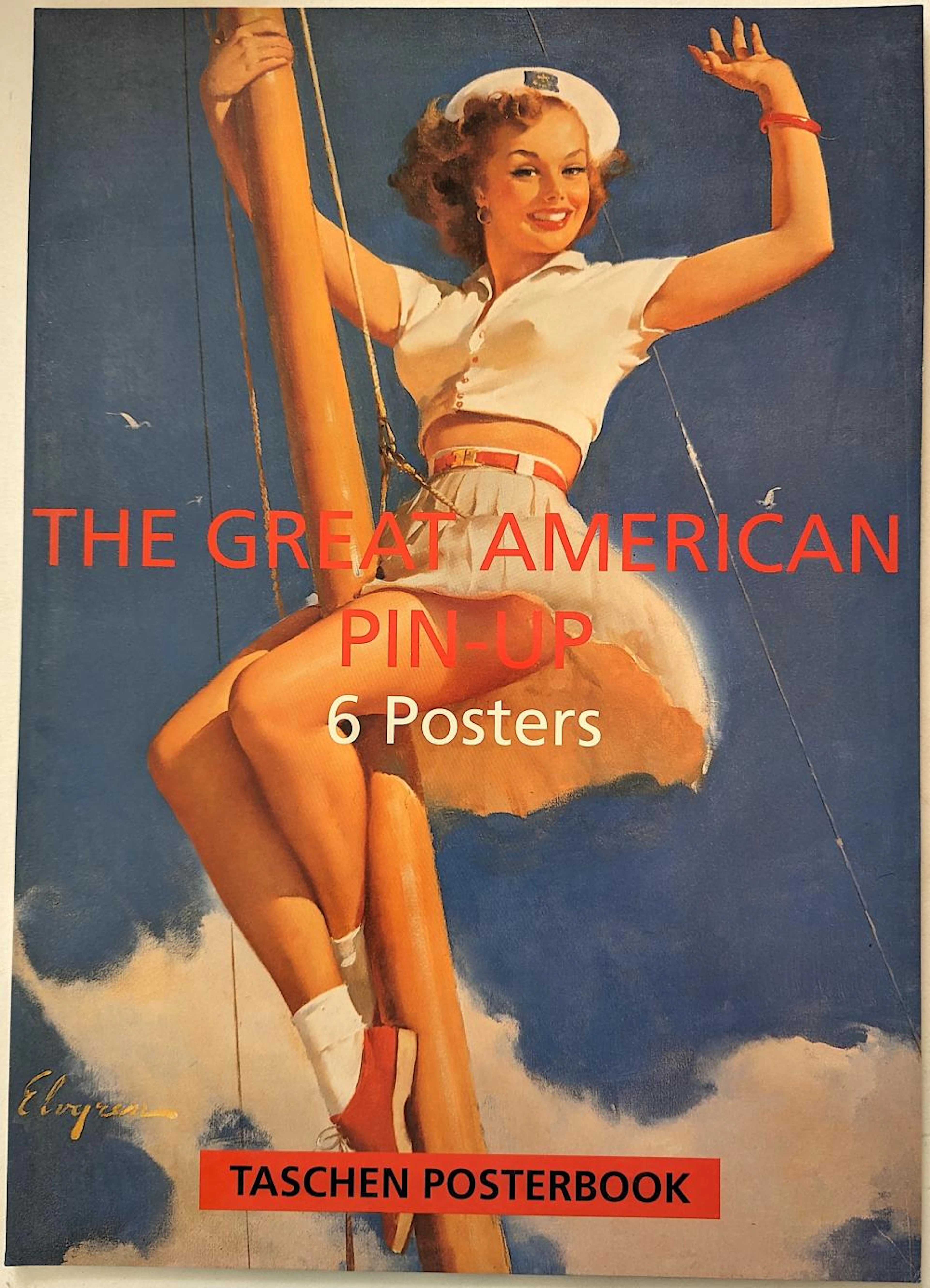 Vintage The Great American Pin-Up 6 Posters by Tasche