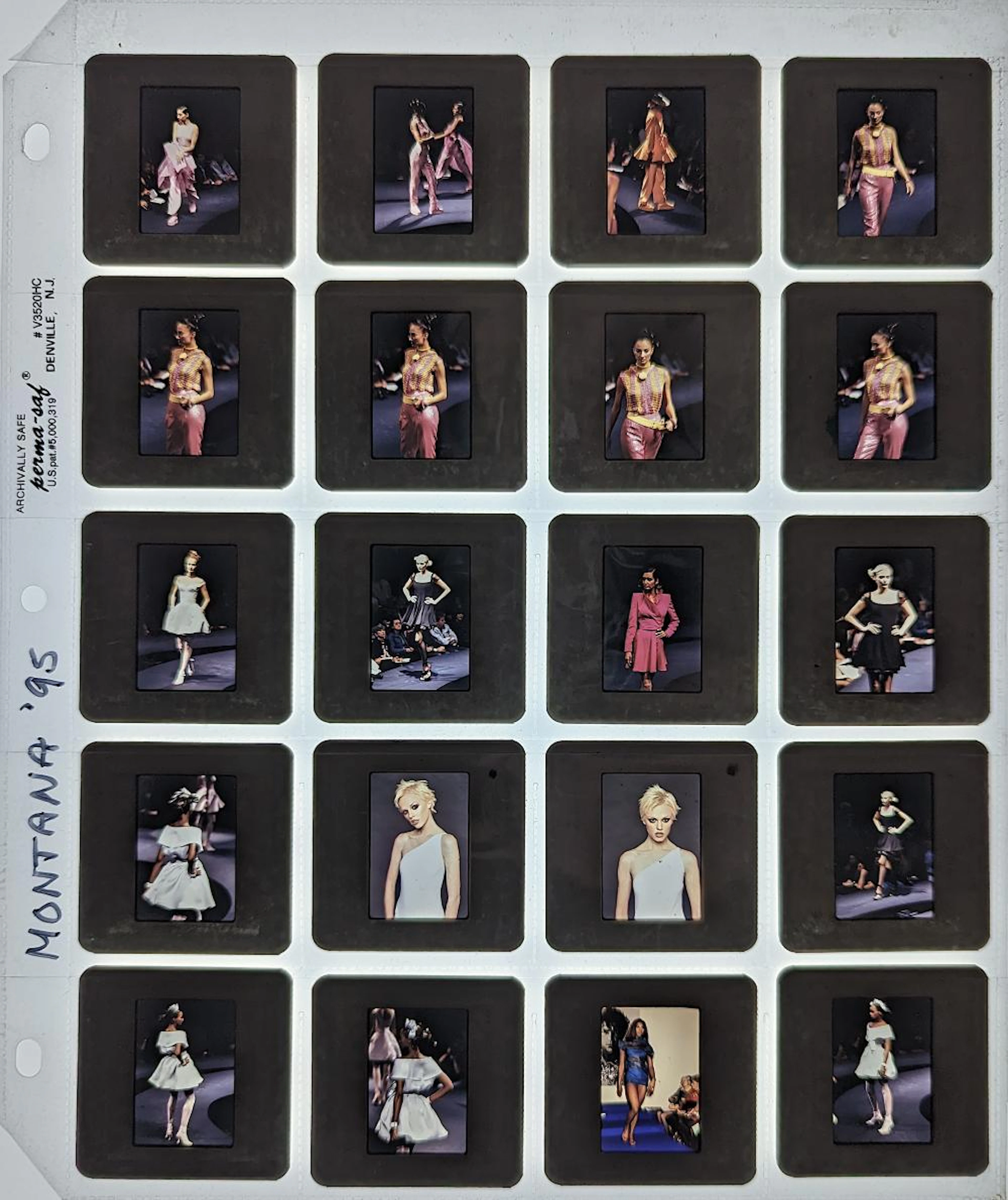 Original Set 35mm Positives Pin Up Model Fashio