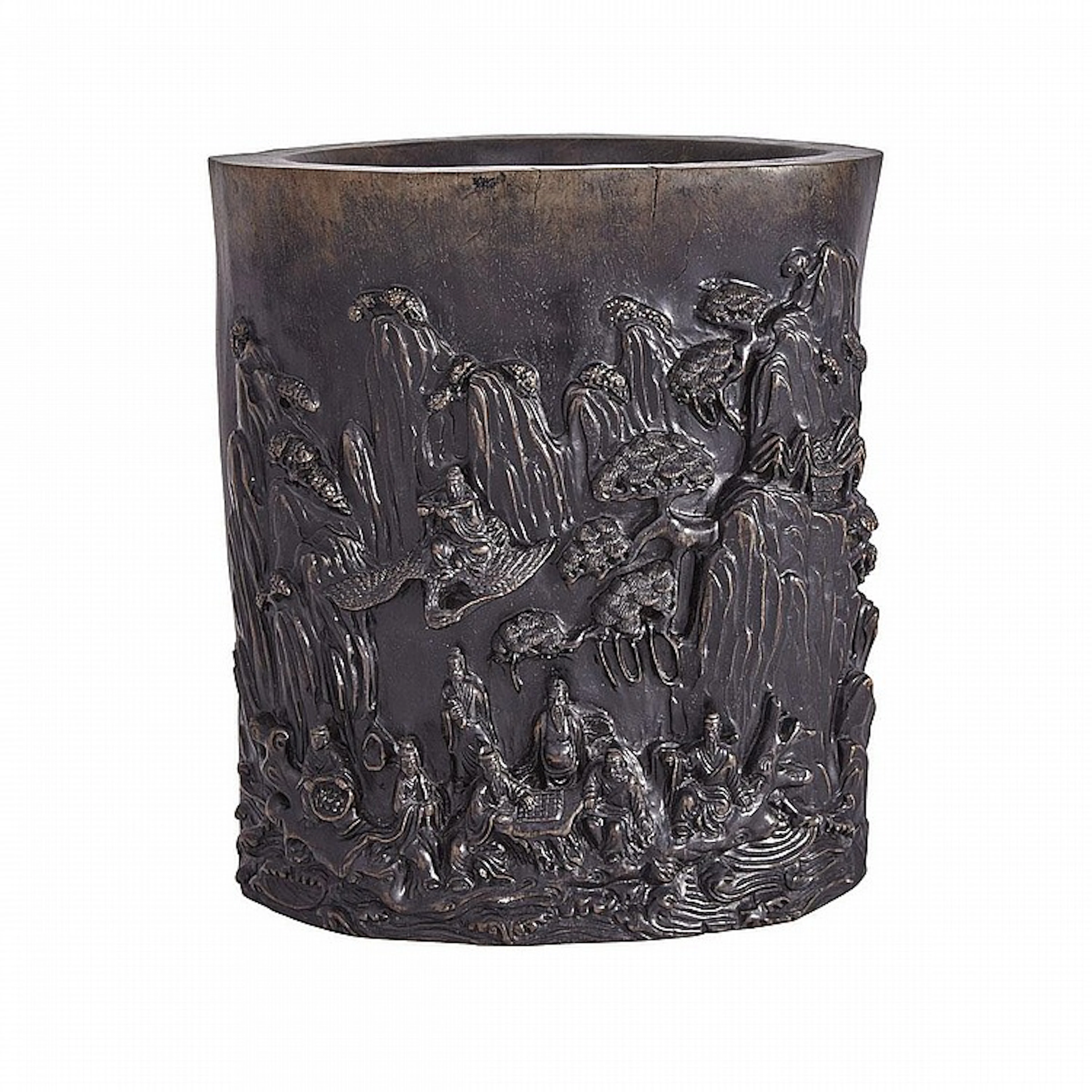Massive Zitan Brushpot