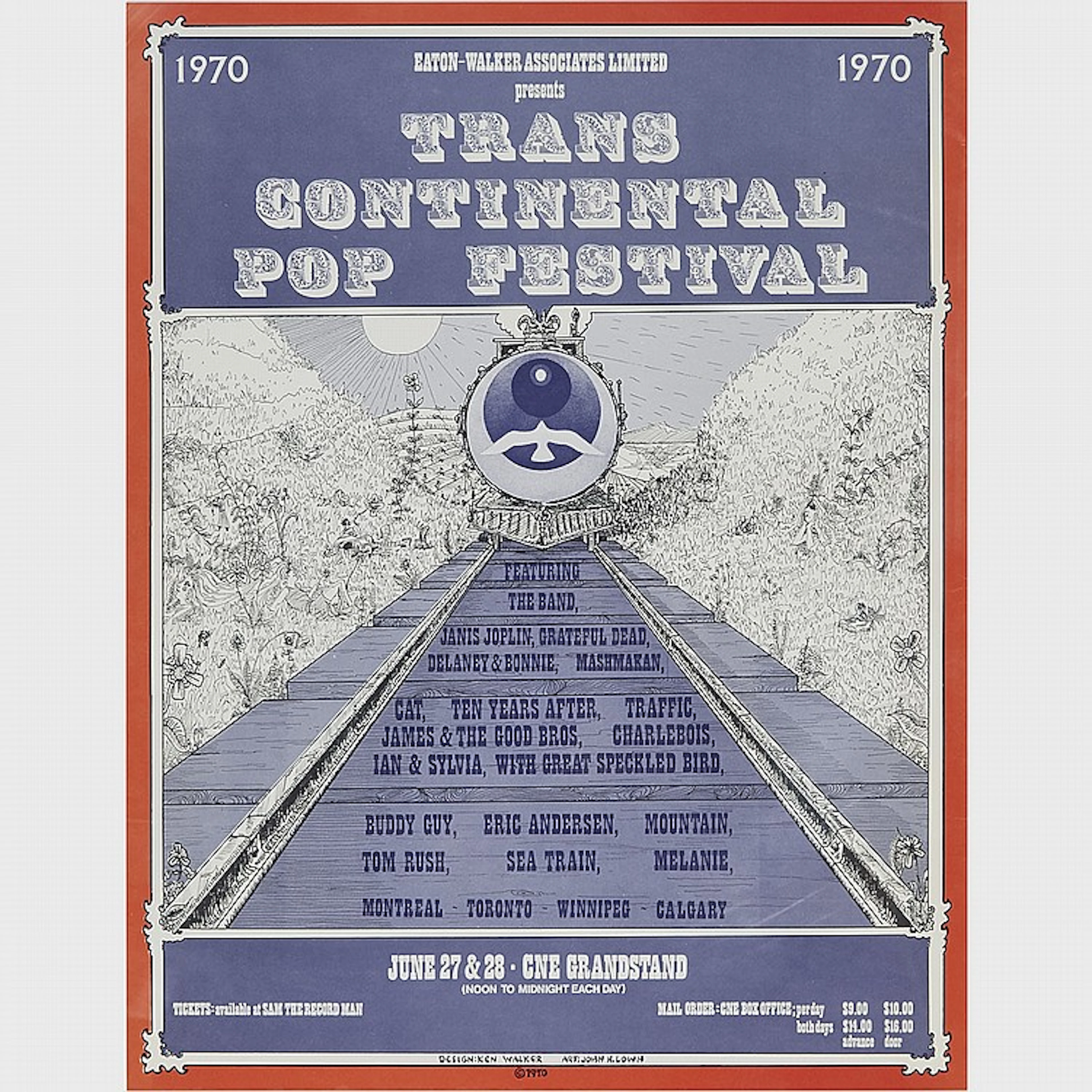 Trans Continental Pop Festival (Festival Express) Poster